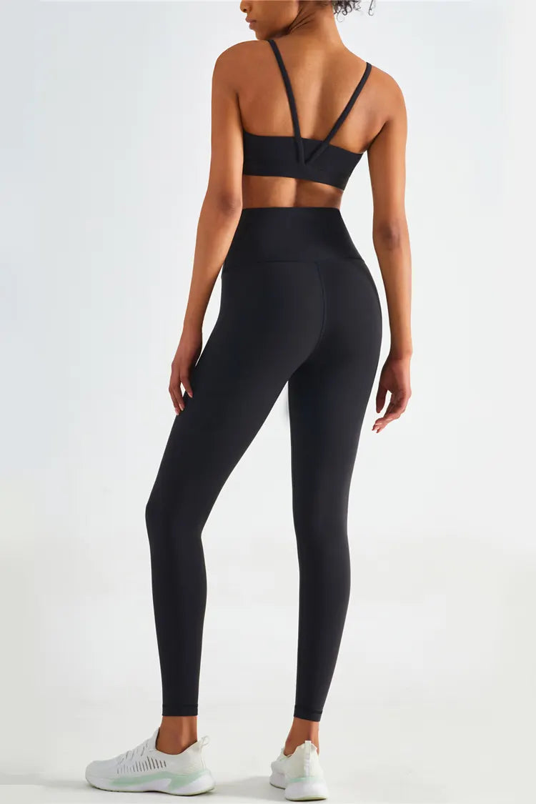 Lexi Black High-Rise Tight Leggings-CATCHALL