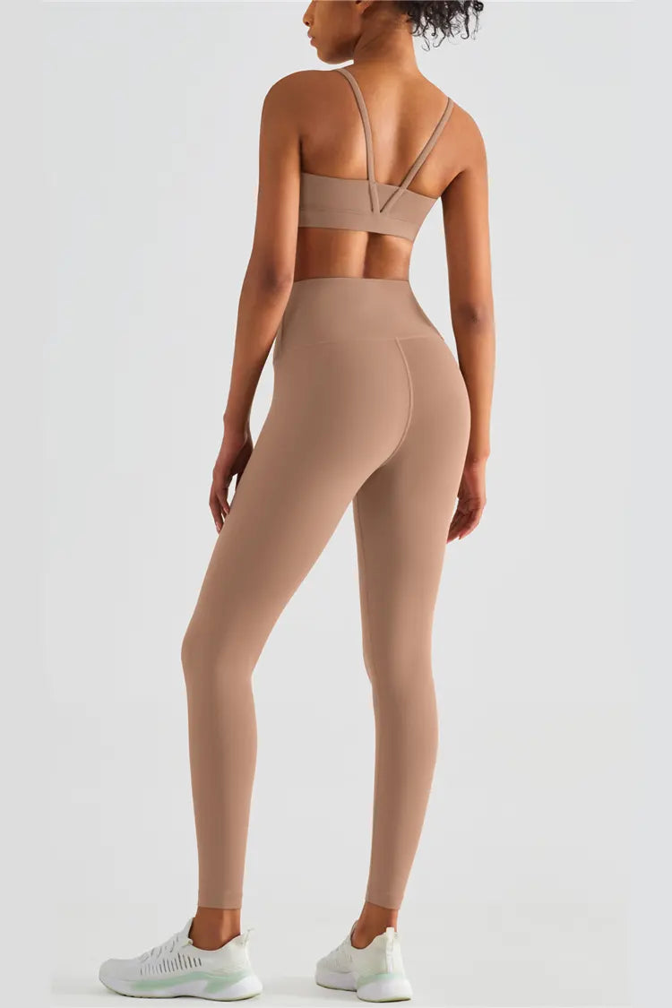 Lexi Cacao High-Rise Tight Leggings-CATCHALL
