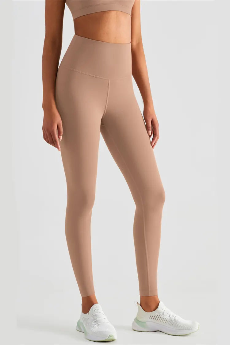 Lexi Cacao High-Rise Tight Leggings-CATCHALL