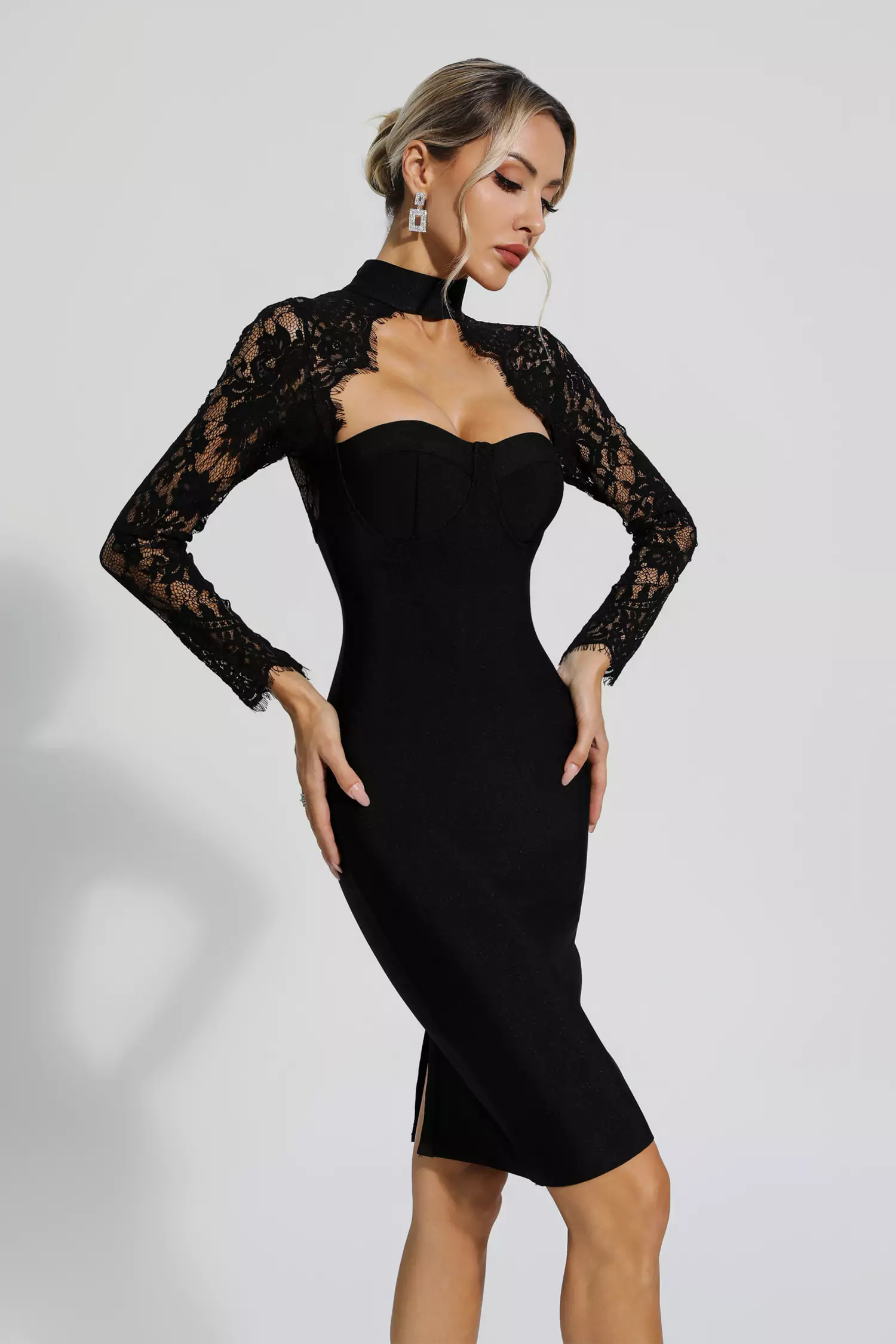 Spree Dress - Black  Fashion dresses, Long black dress, Black dress