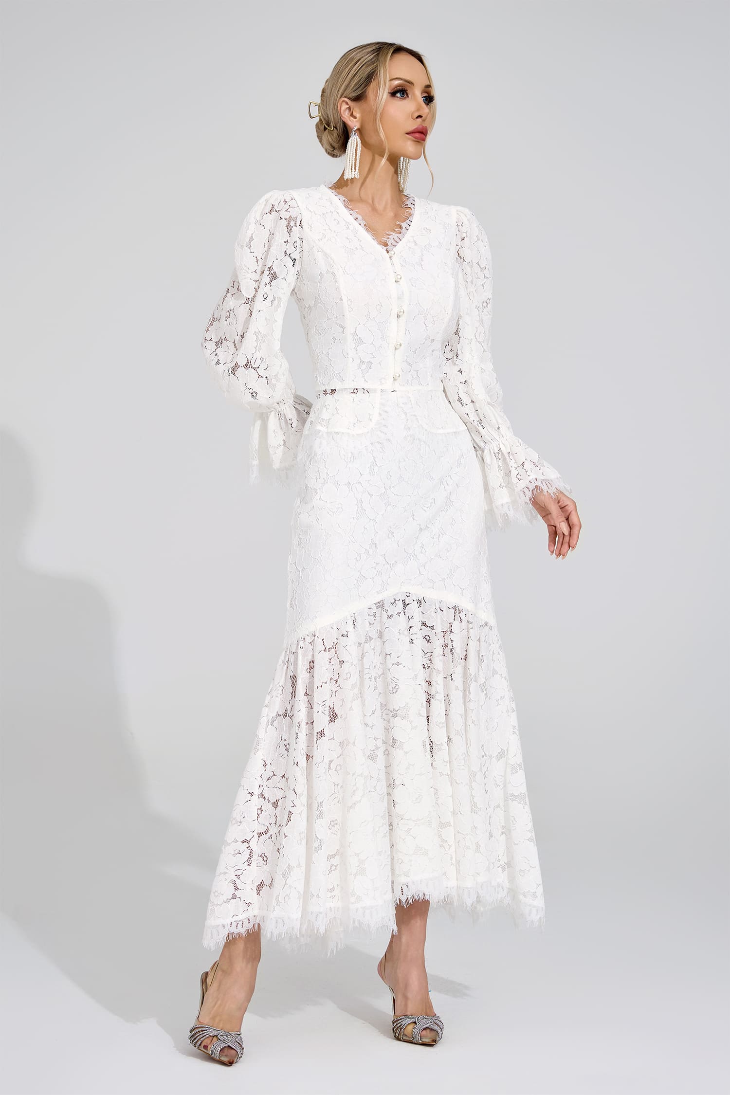Lovisa White Lace Set
