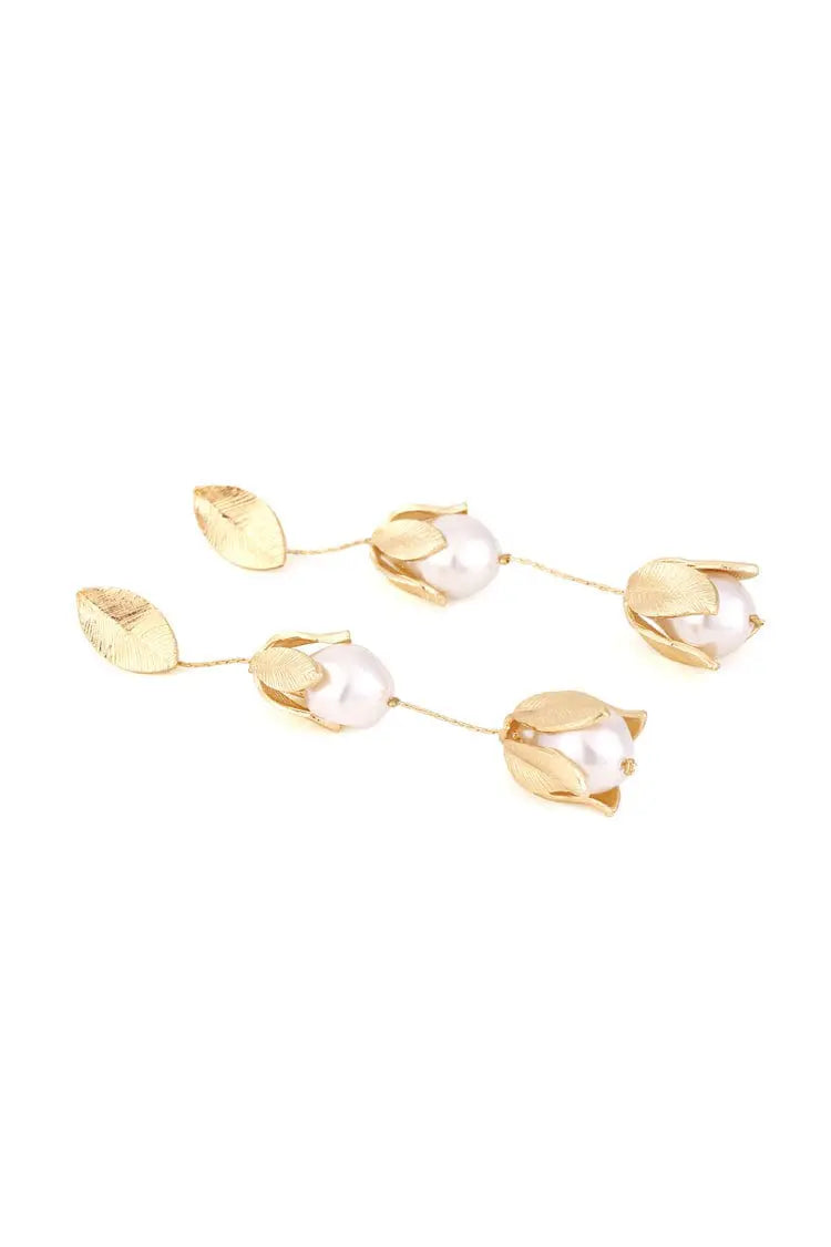 Mackenzie Pearl Drop Earrings-CATCHALL