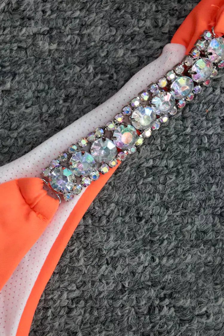 Maggie Orange Diamond Bikini-CATCHALL