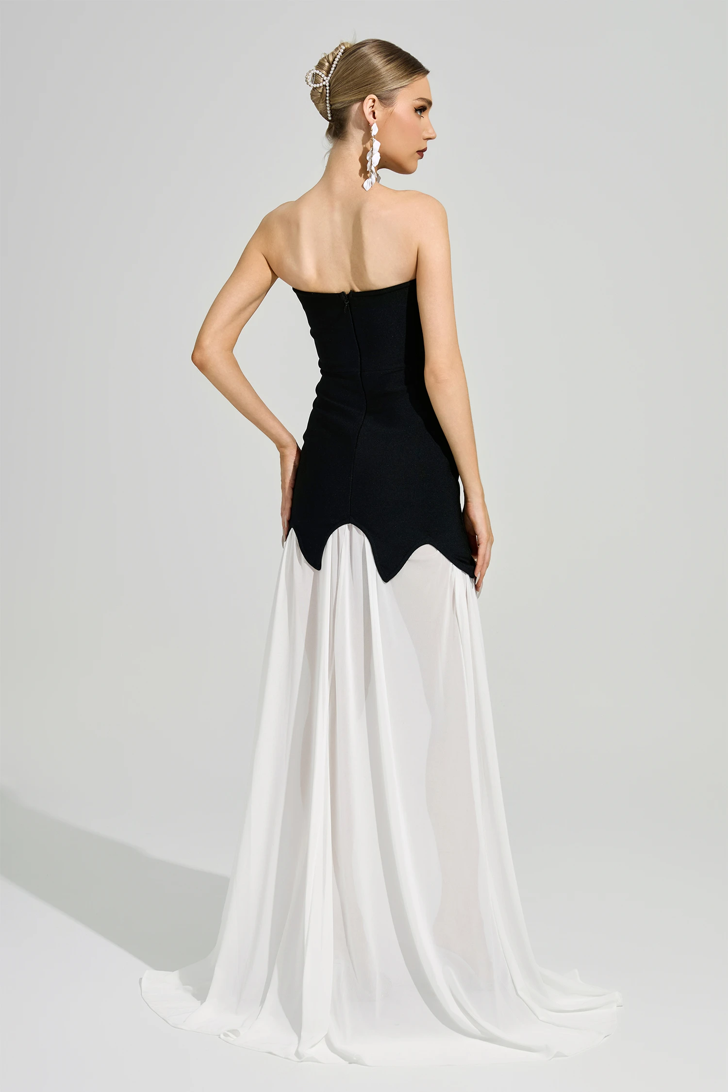Mansfield Black Strapless Bandage Dress