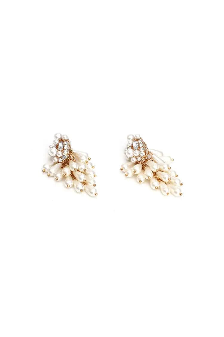 Mary Pearl Tassel Earrings-CATCHALL