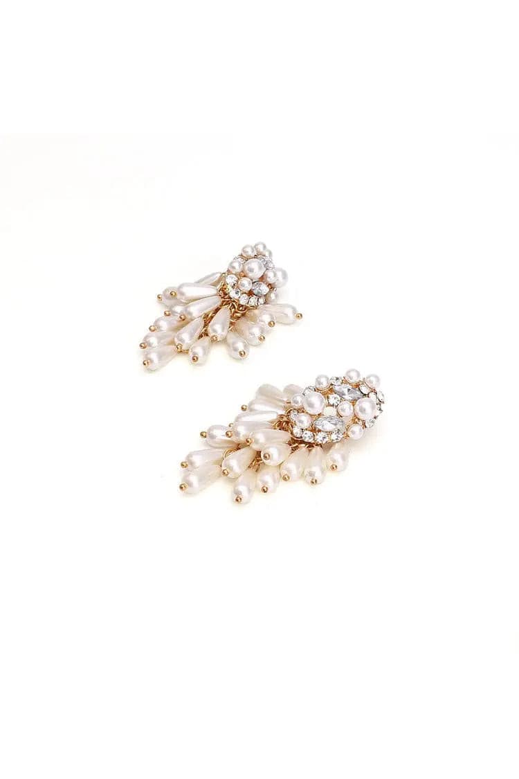 Mary Pearl Tassel Earrings-CATCHALL