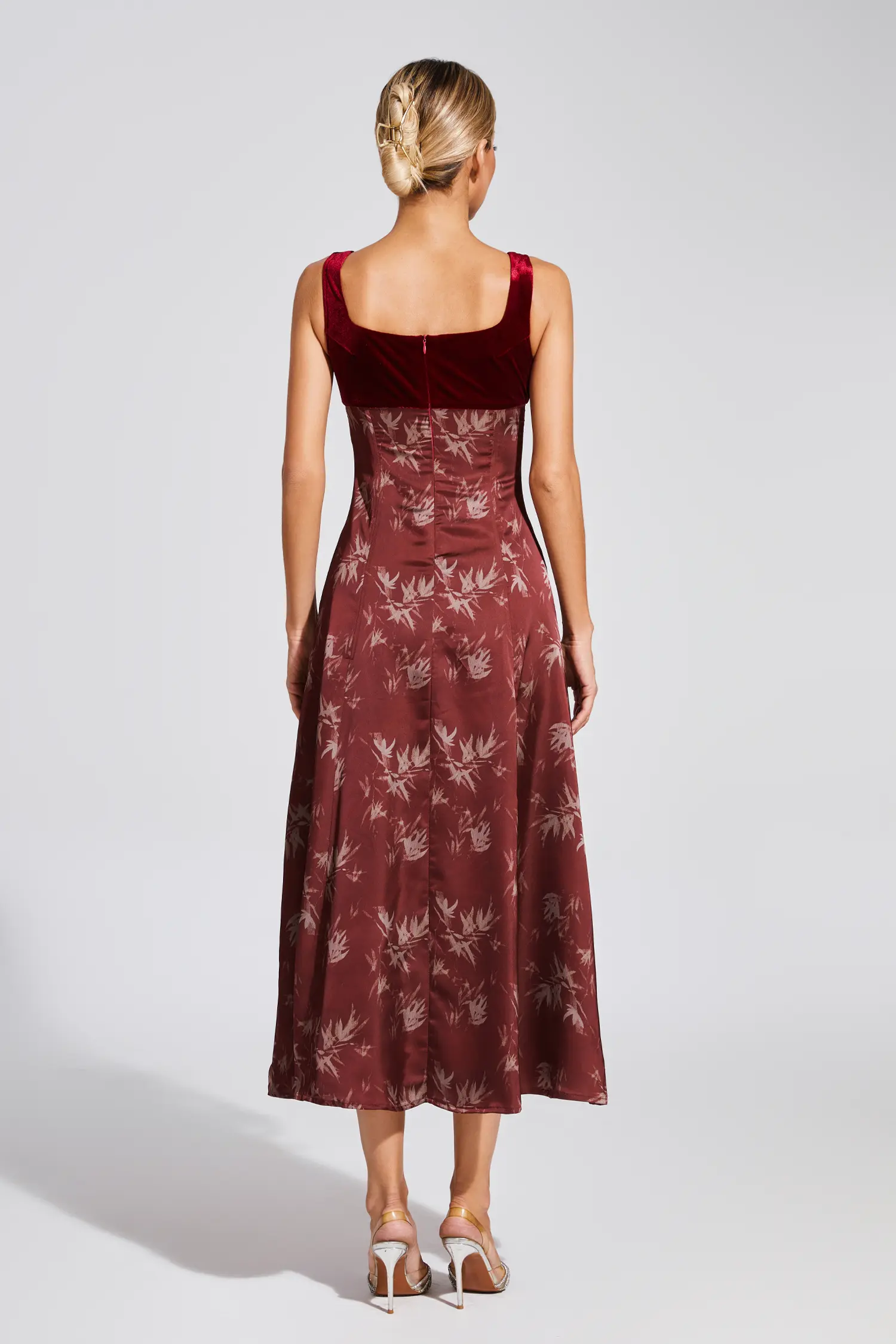 Mick Wine Red Slip Dress-CATCHALL