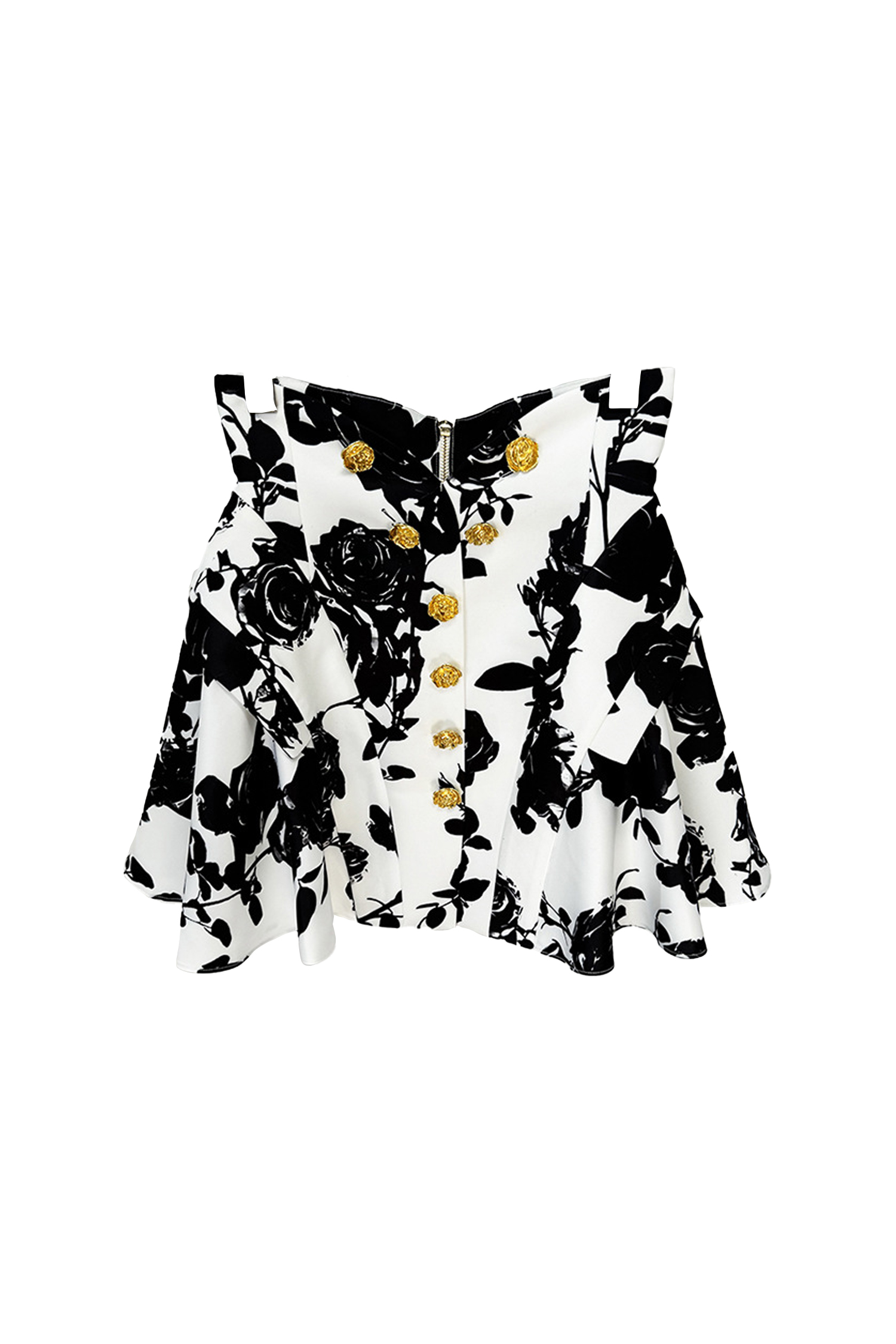 Nathaniei Black Flower Printed Set