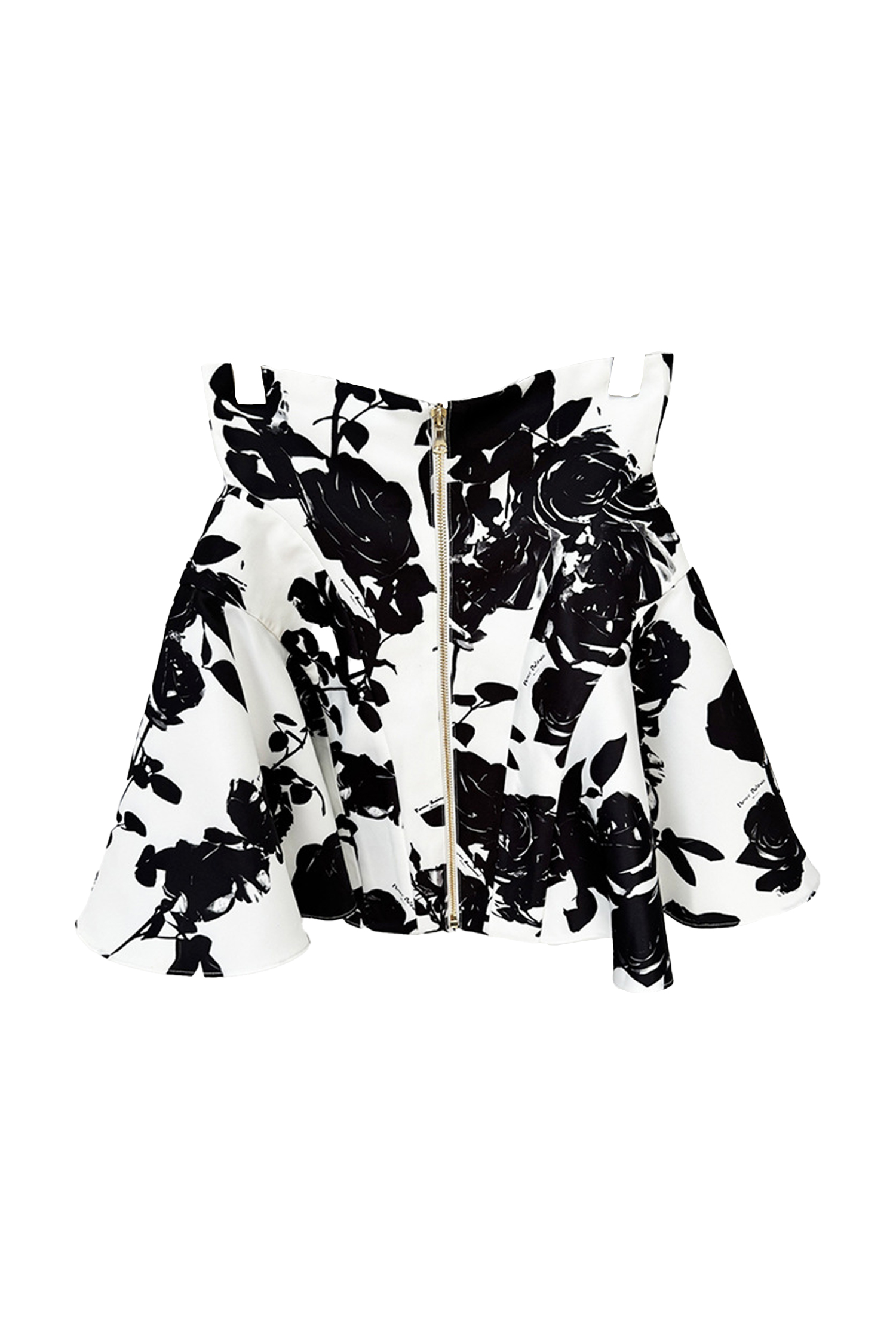 Nathaniei Black Flower Printed Set