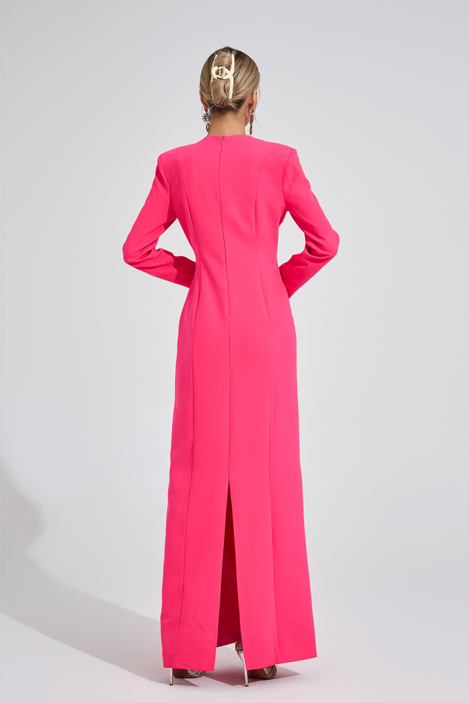 Ombrie Red Diamond Maxi Dress