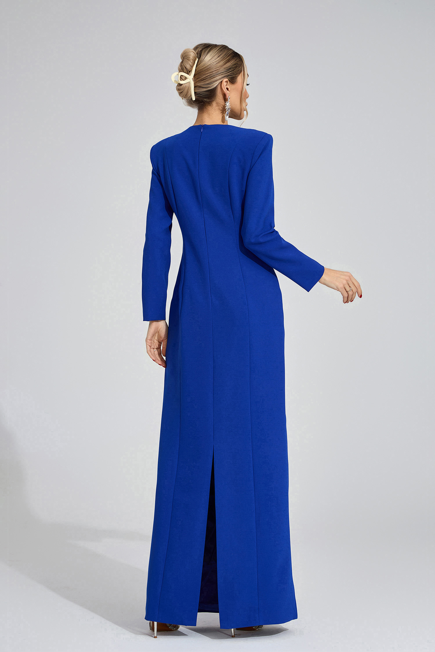 Ombrie Blue Diamond Maxi Dress