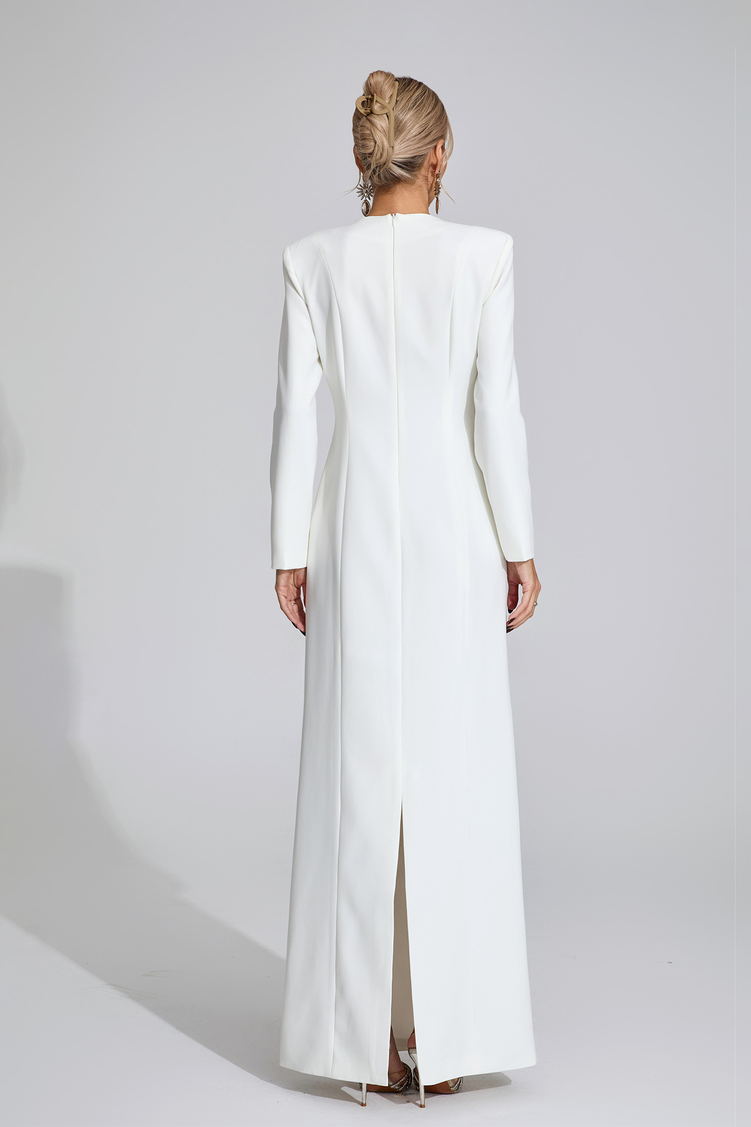 Ombrie White Diamond Maxi Dress
