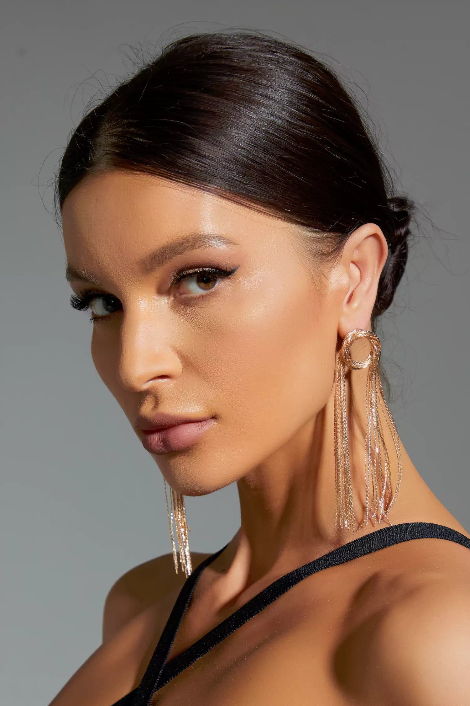 Parker Golden Tassel Earrings-CATCHALL