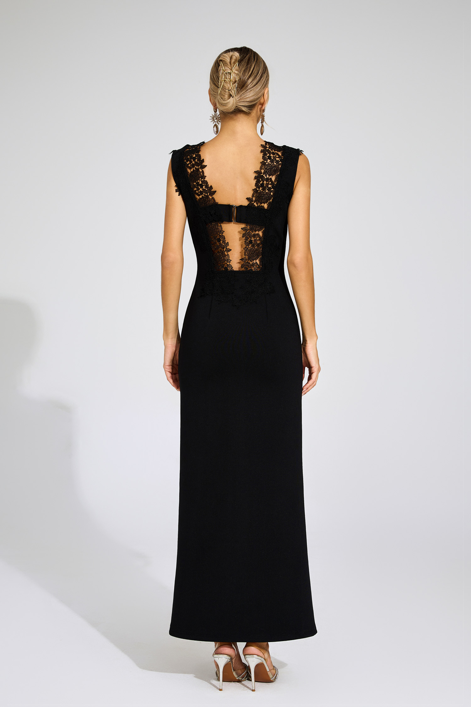 Peggy Black Cut Out Bandage Dress