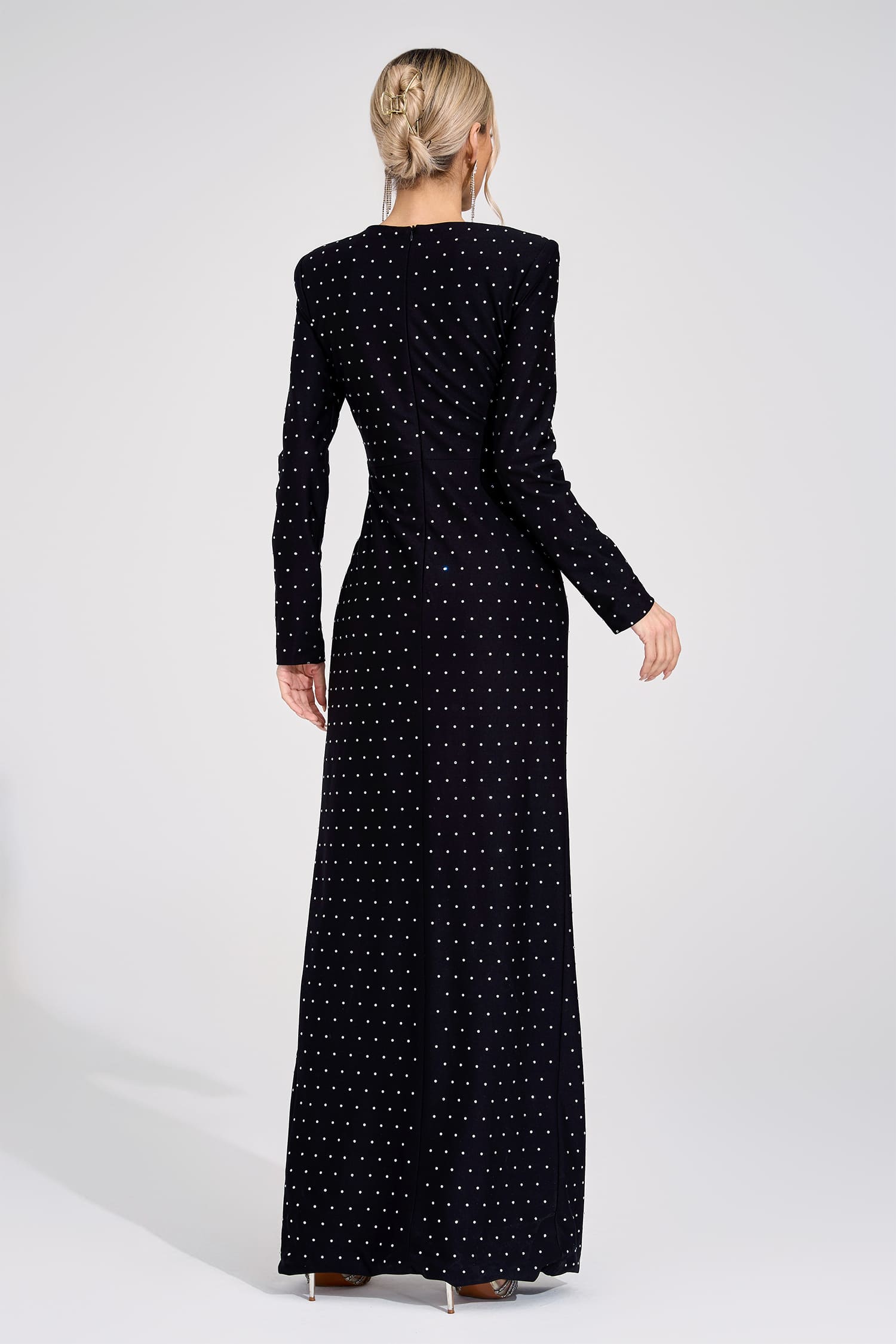 Pernilla Black Diamond Maxi Dress