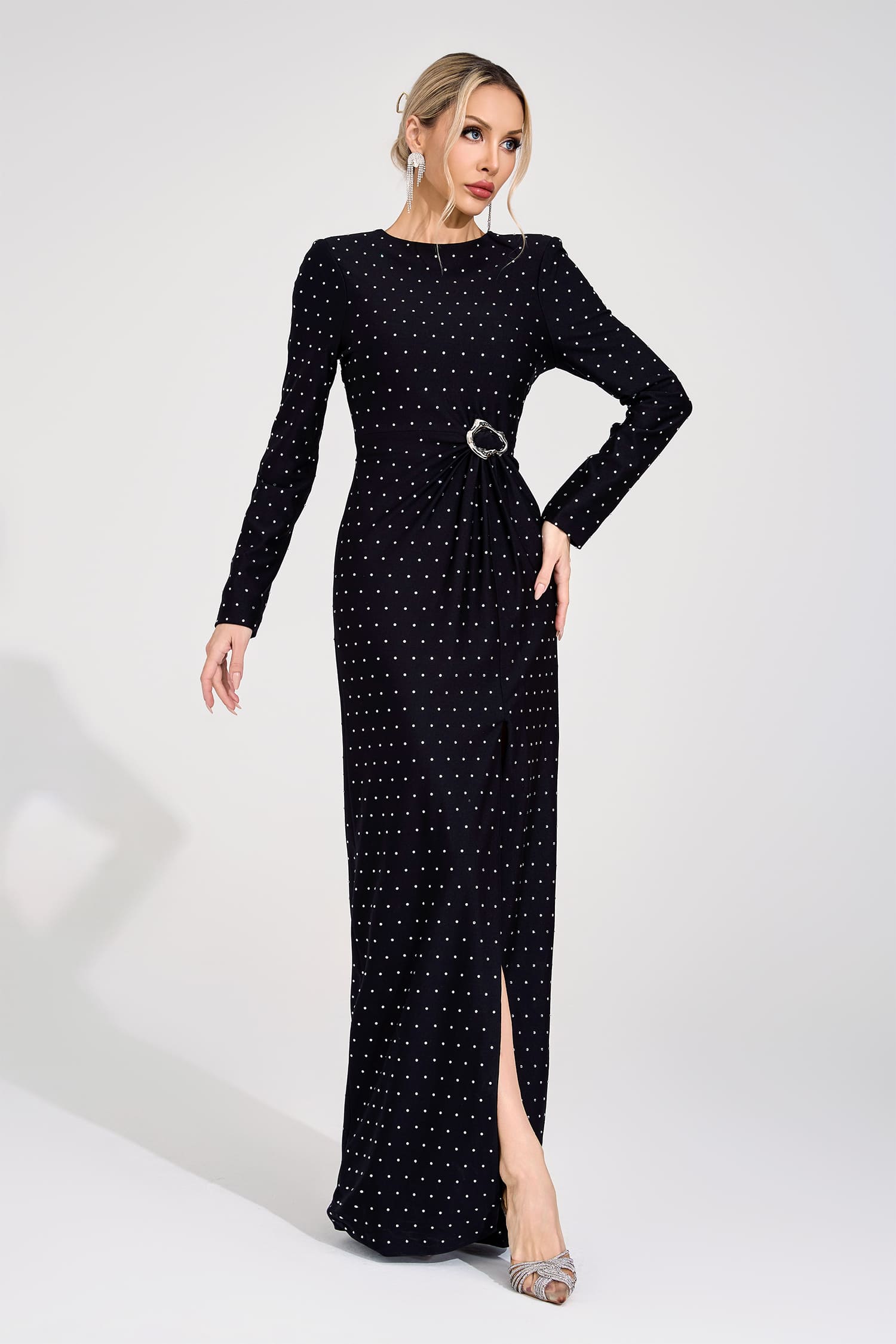 Pernilla Black Diamond Maxi Dress