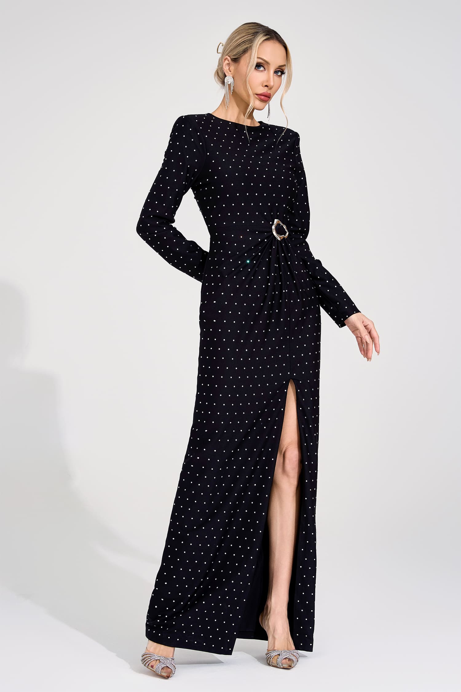 Pernilla Black Diamond Maxi Dress