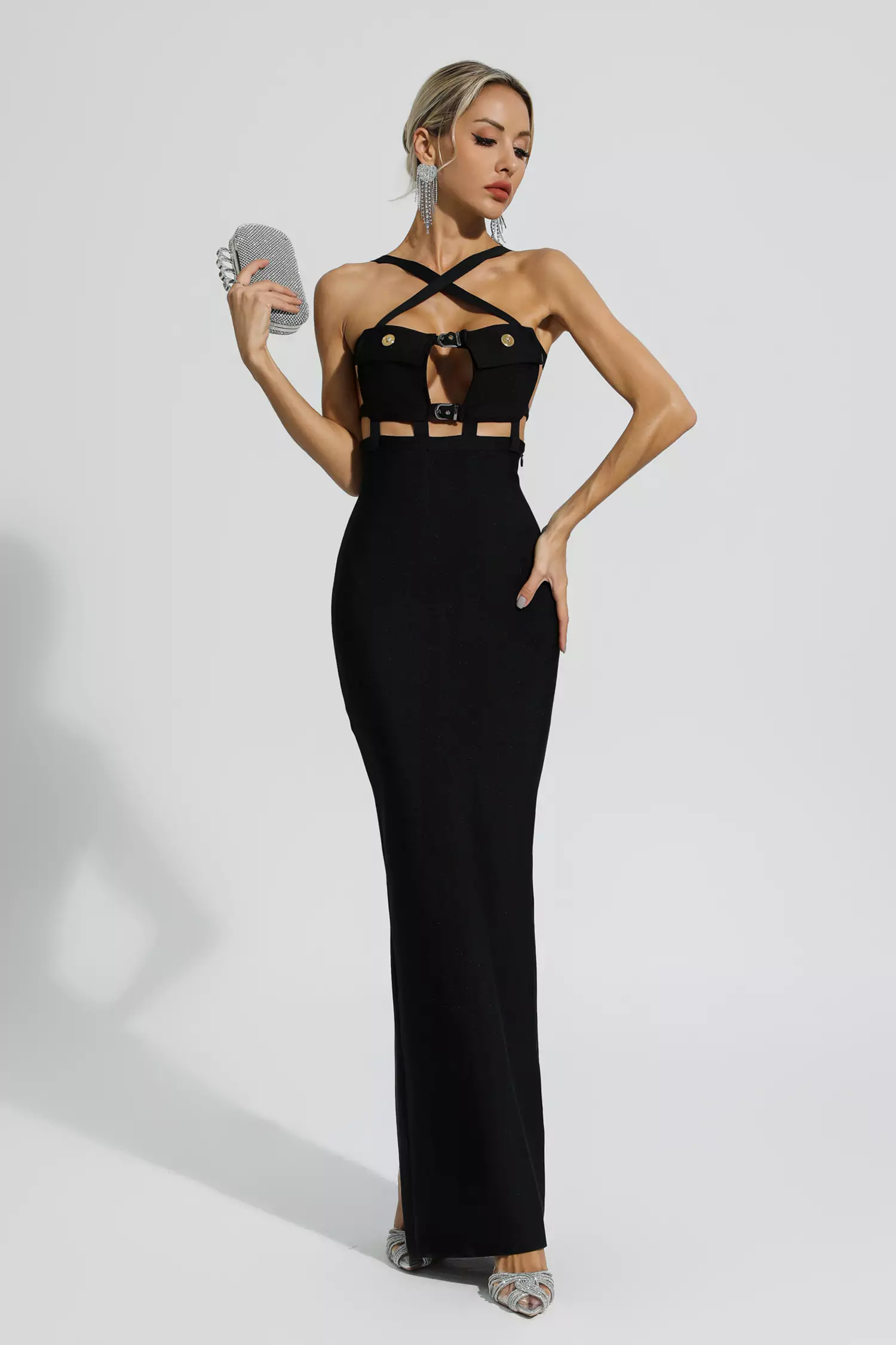 Chic Black Bandage Two Piece Set For Women Black Skirt Outfits And Top For  Evening Parties And Special Occasions Long Sleeve Flare Dress 210525 From  Luo02, $19.57