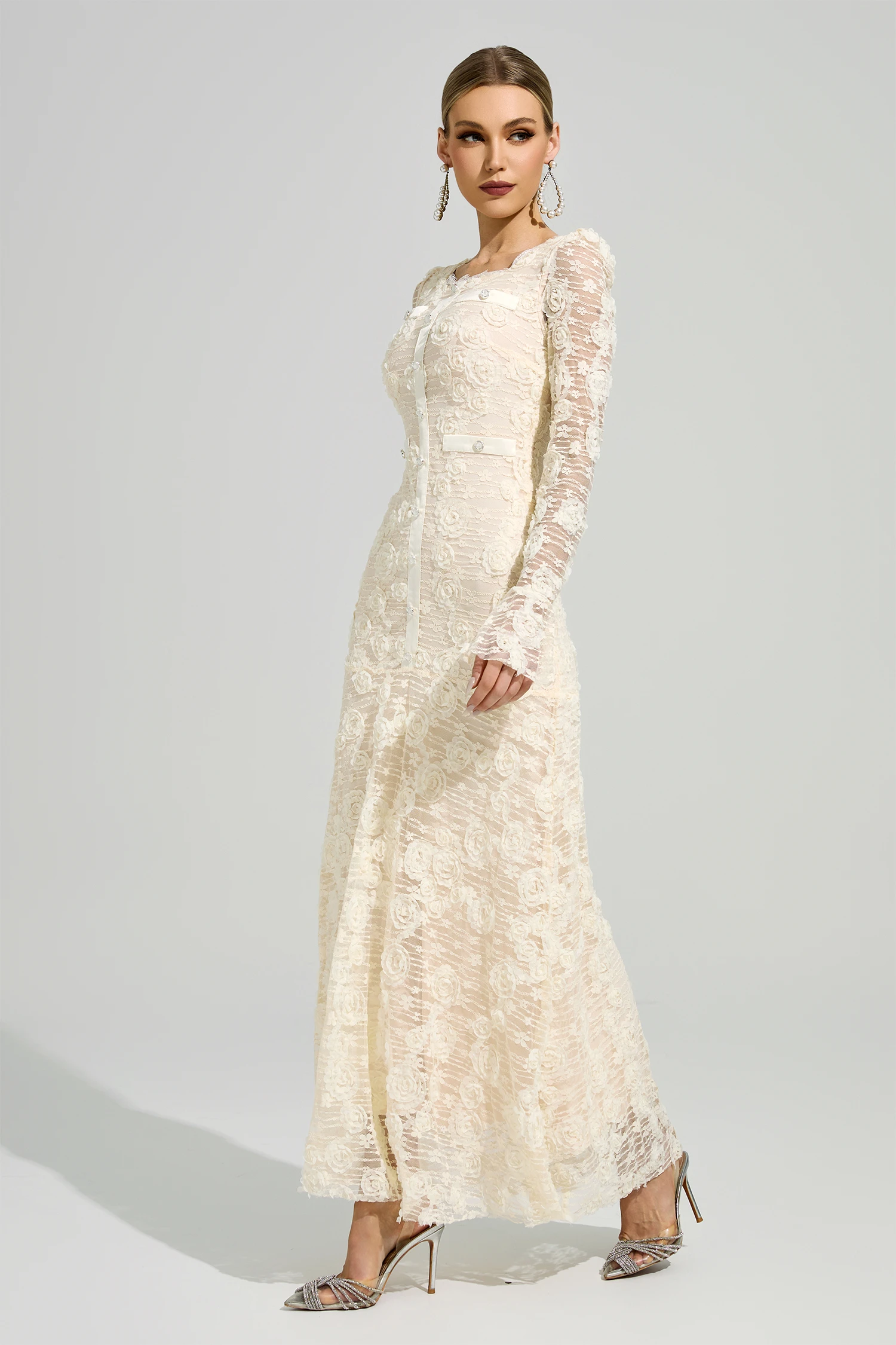 Protagoras Apricot Mermaid Formal Dress