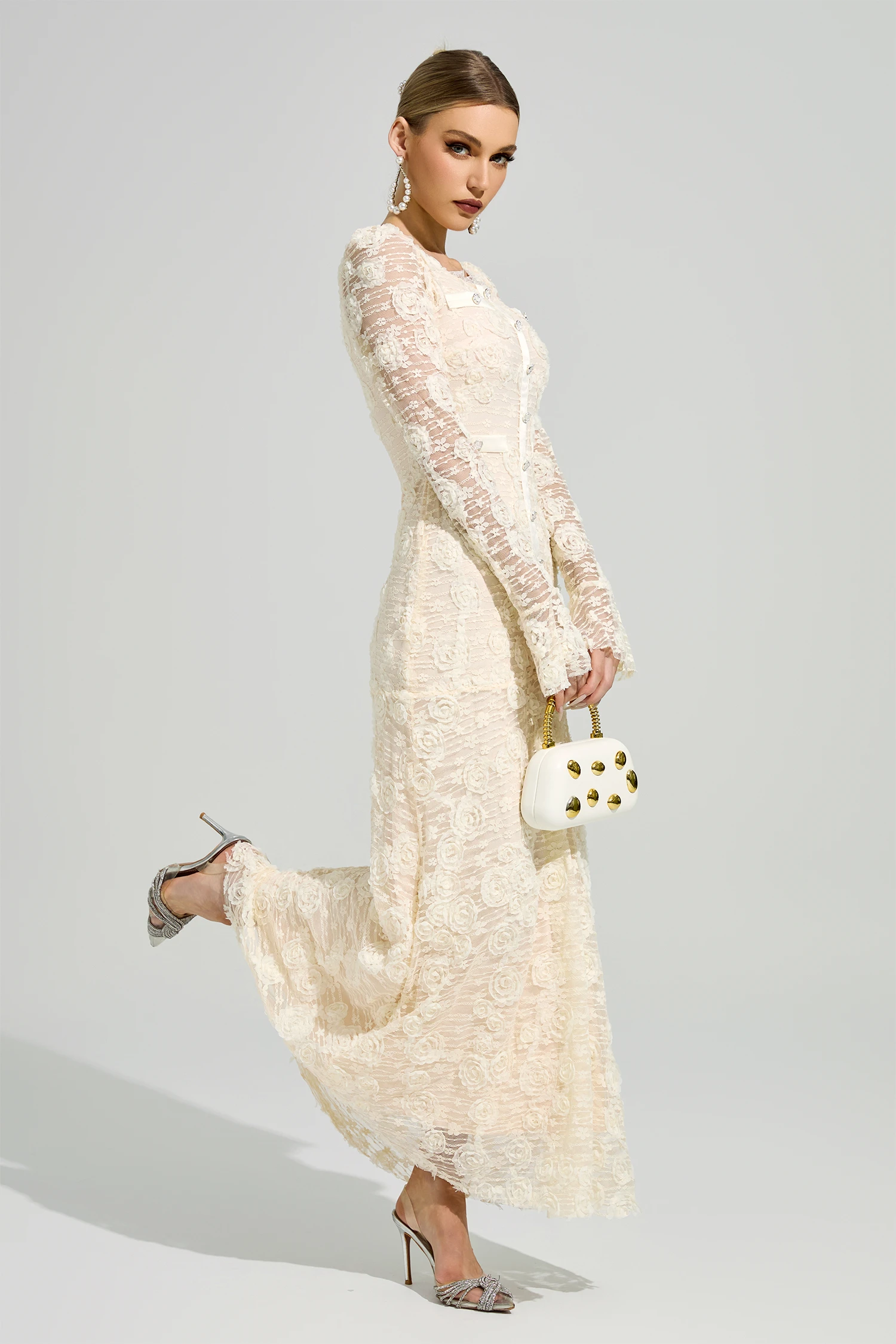 Protagoras Apricot Mermaid Formal Dress