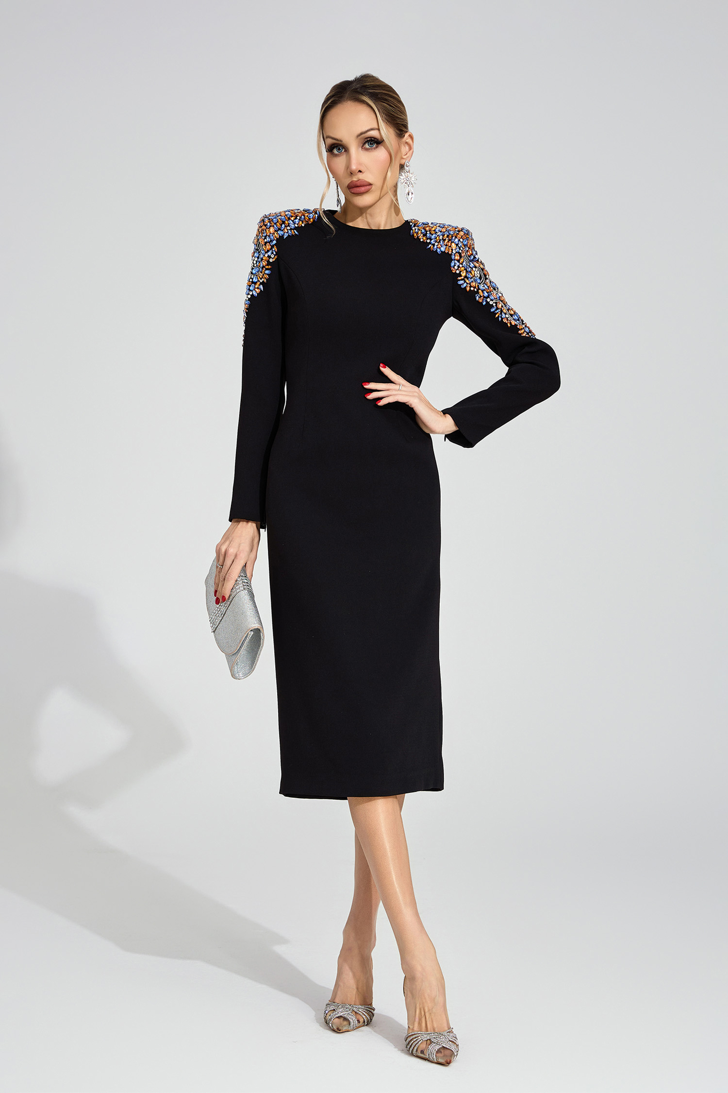 Quip Black Diamond Maxi Dress