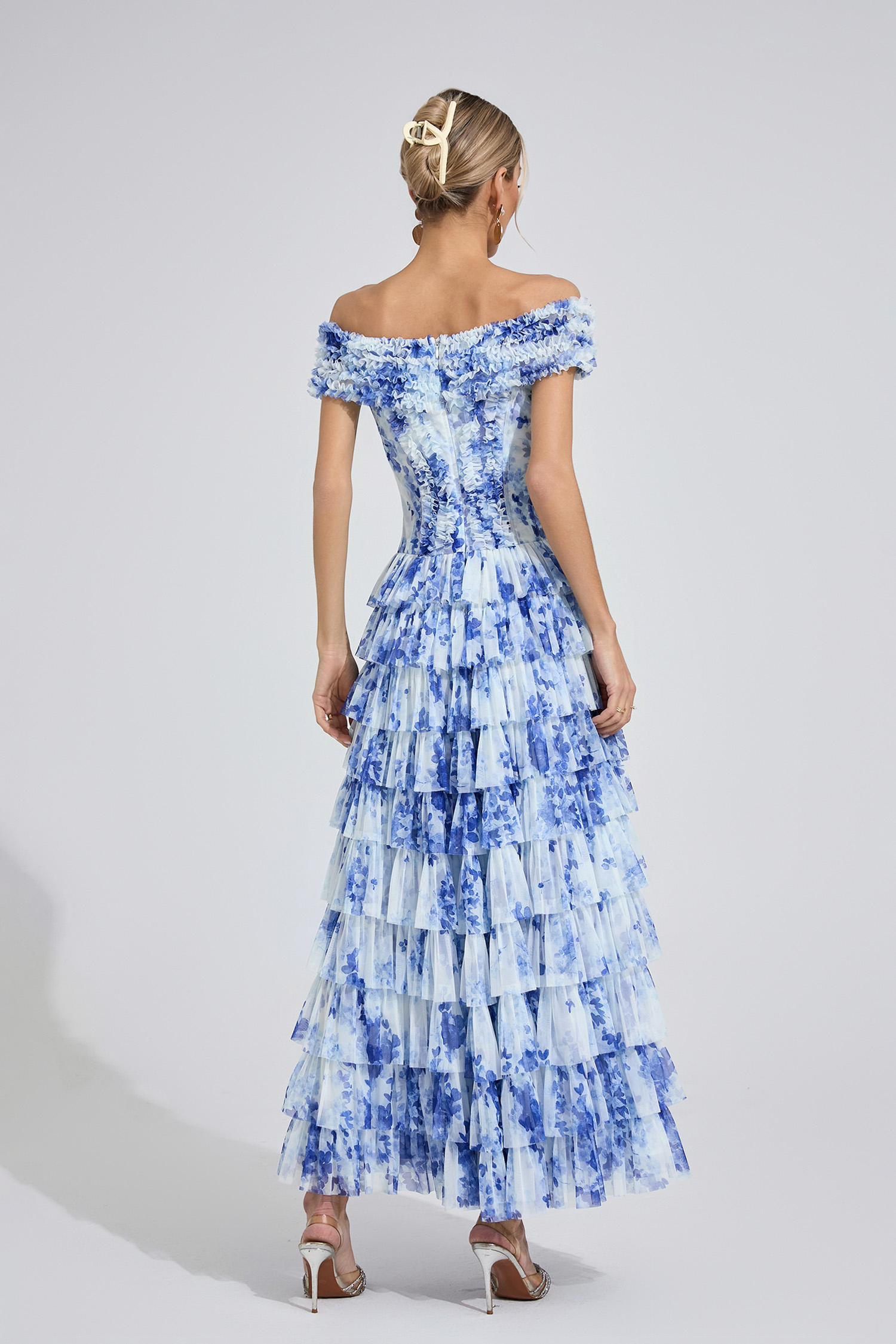 Rhiannon White Floral Maxi Dress