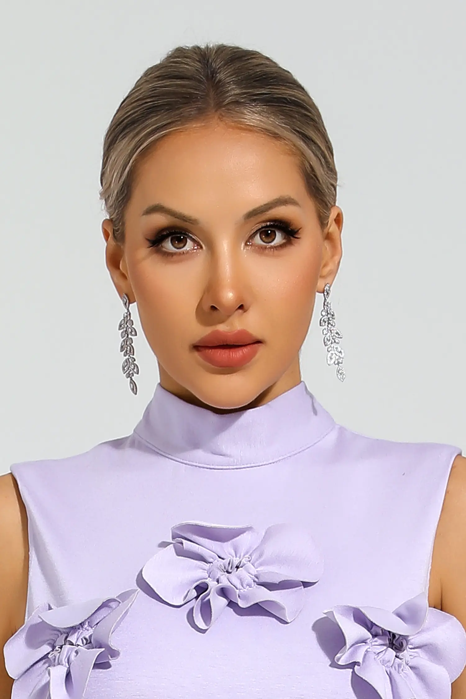 Sherry Silver Leaf Earrings-CATCHALL