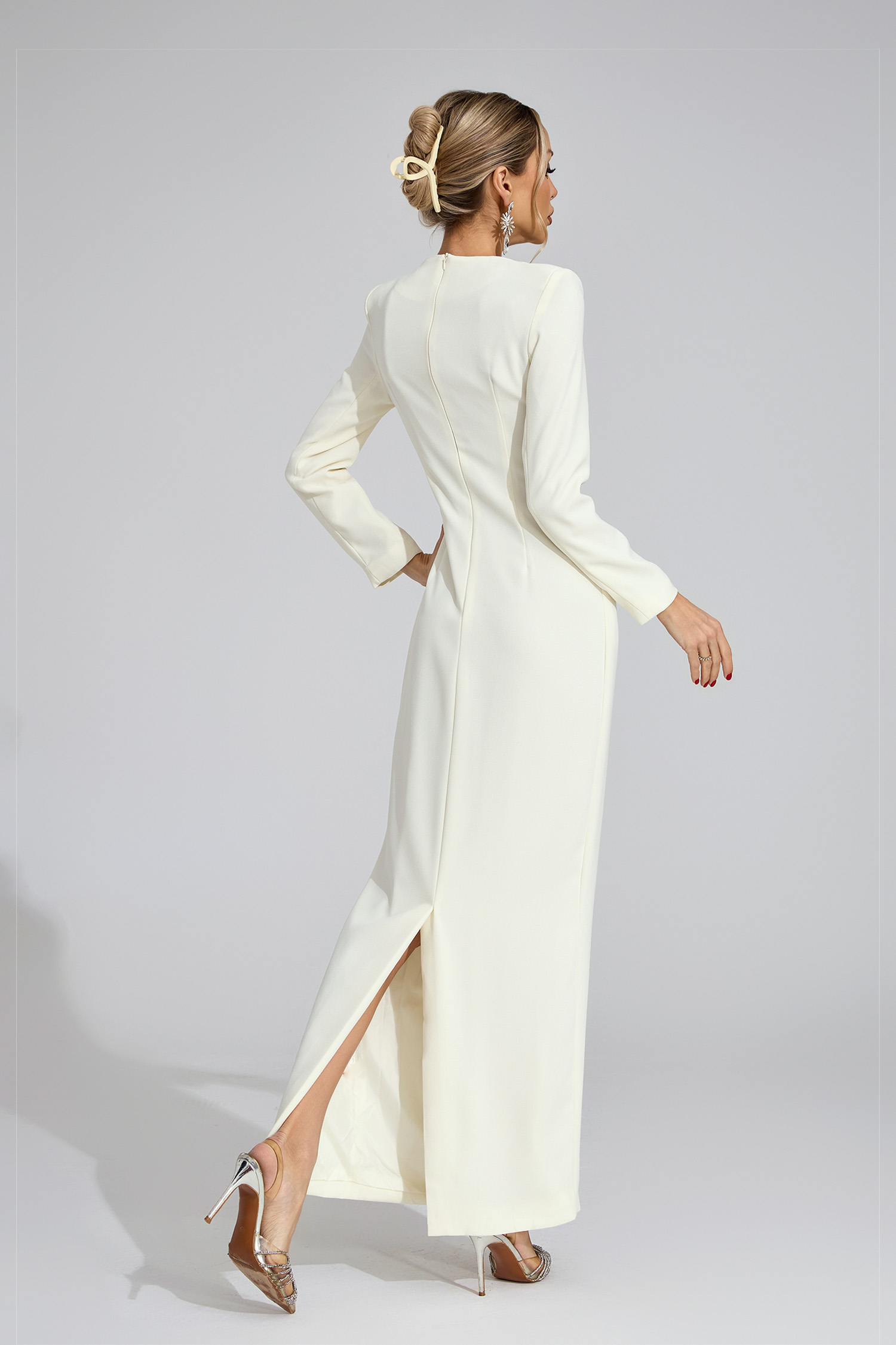 Sync Ivory Diamond Maxi Dress