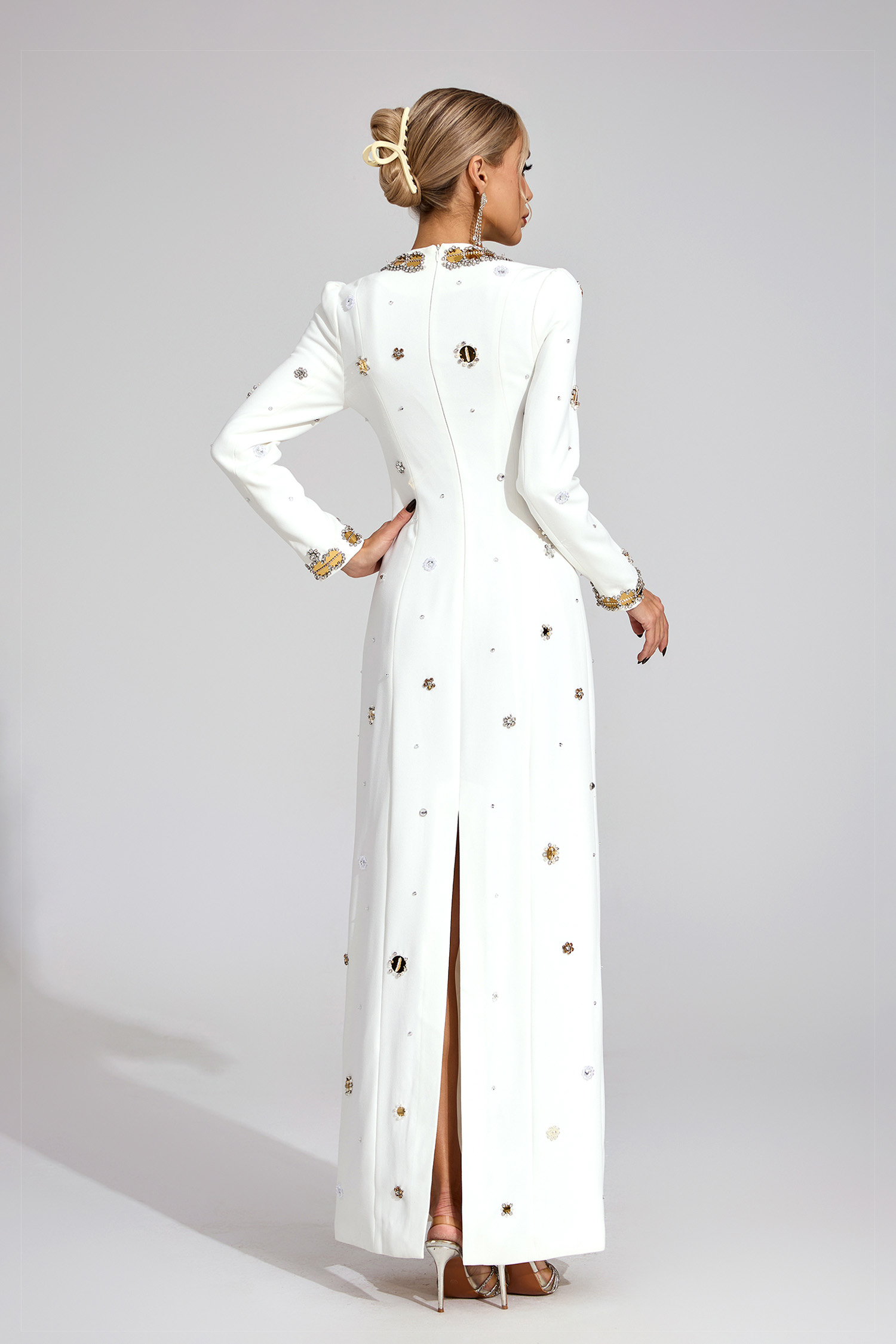Tallulah White Star Maxi Dress