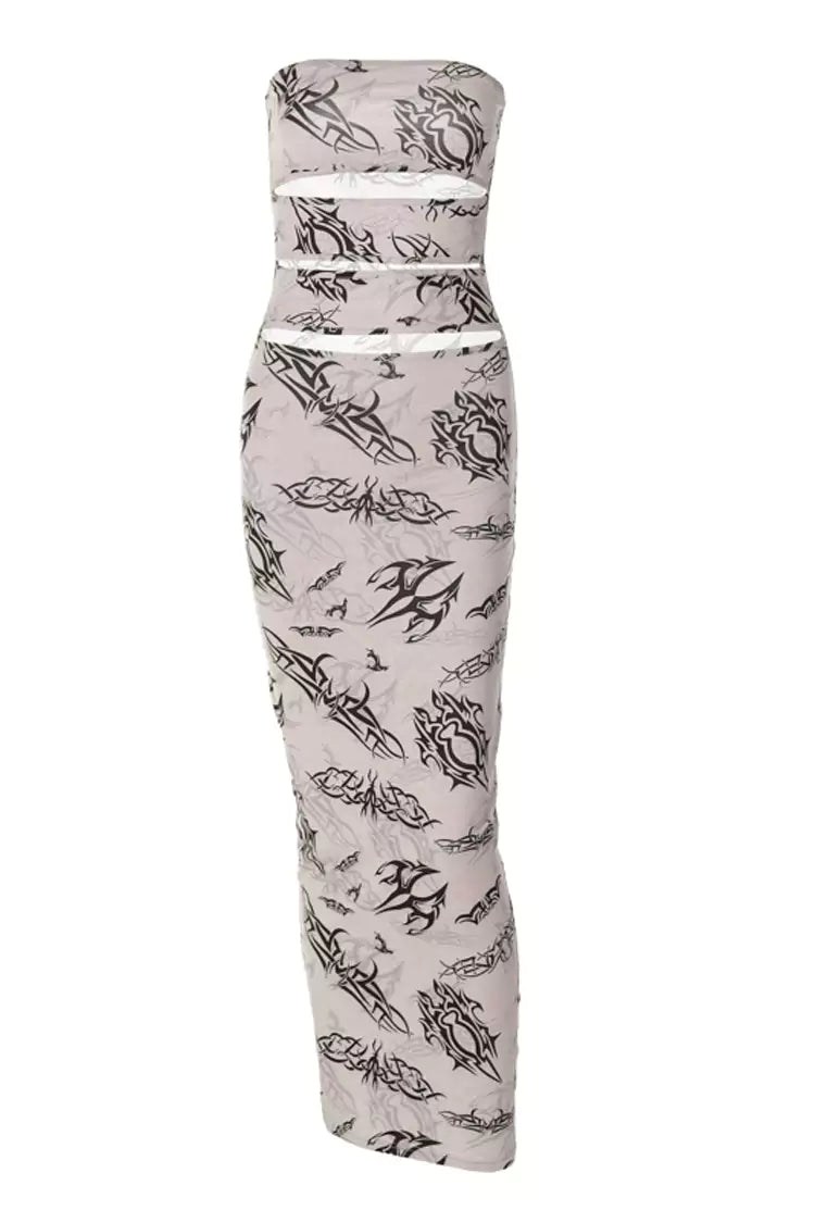 Tessa Apricot Bodycon Dress-CATCHALL