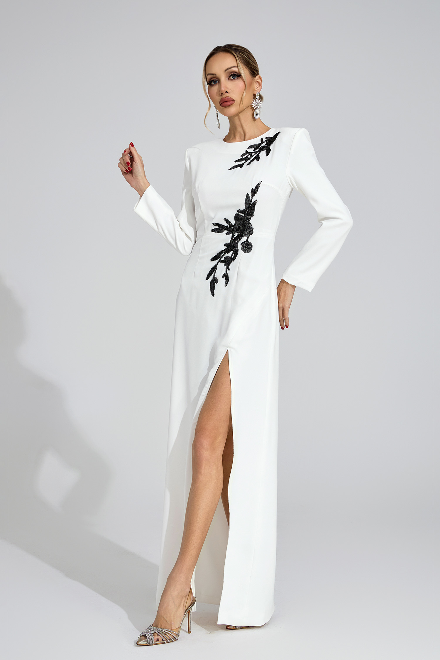 Unity  White Floral Maxi Dress