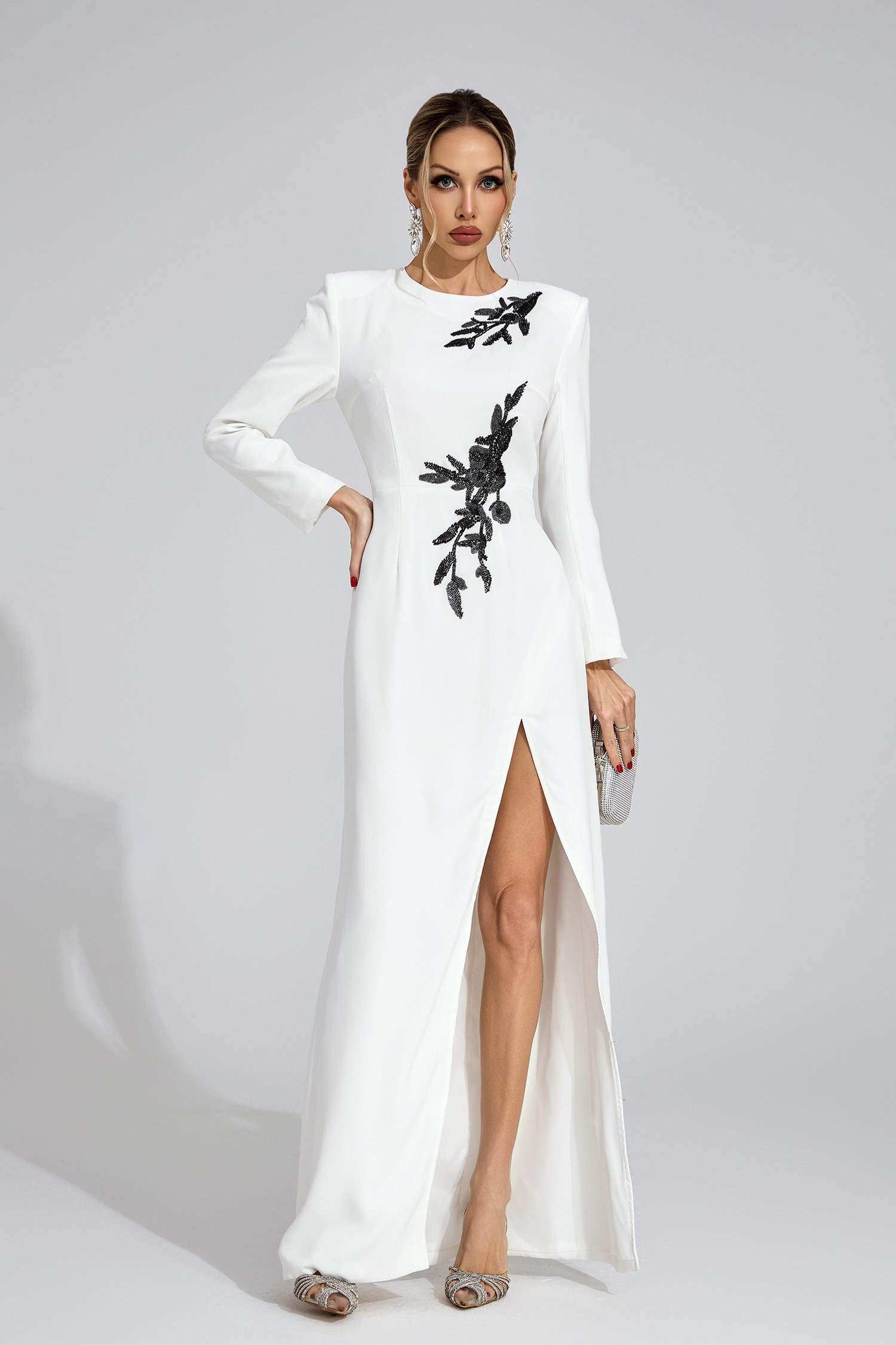 Unity  White Floral Maxi Dress