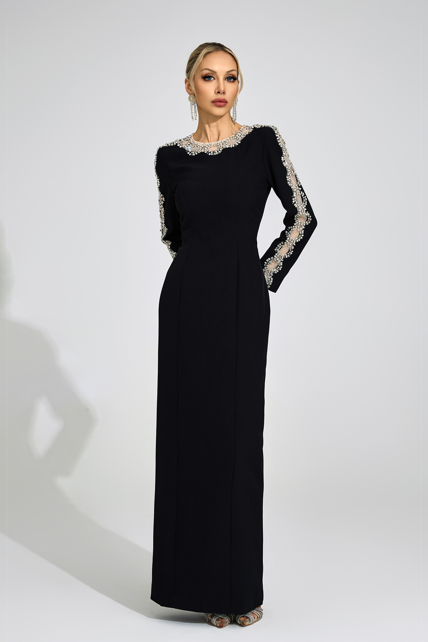 Vex Black Diamond Maxi Dress