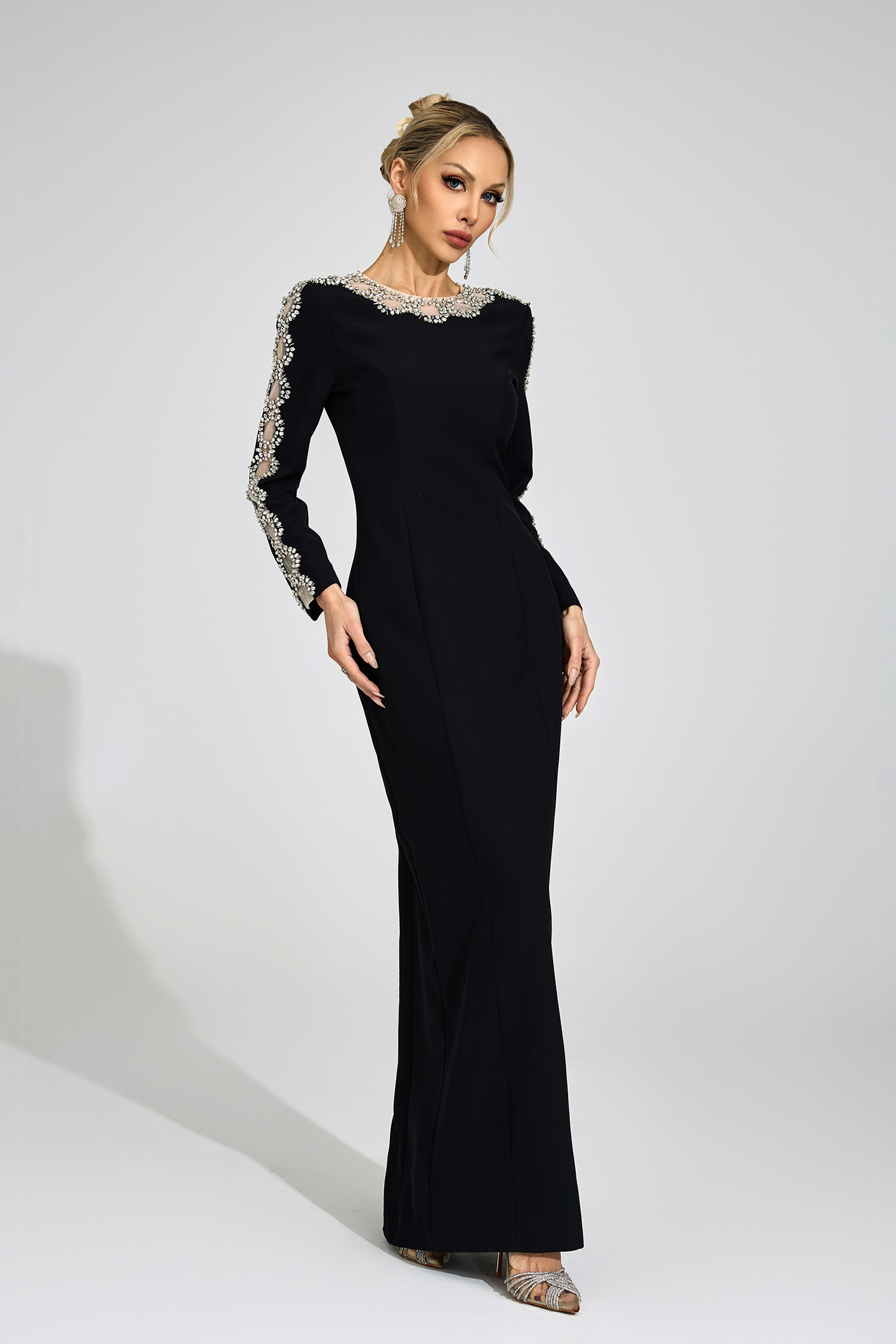 Vex Black Diamond Maxi Dress