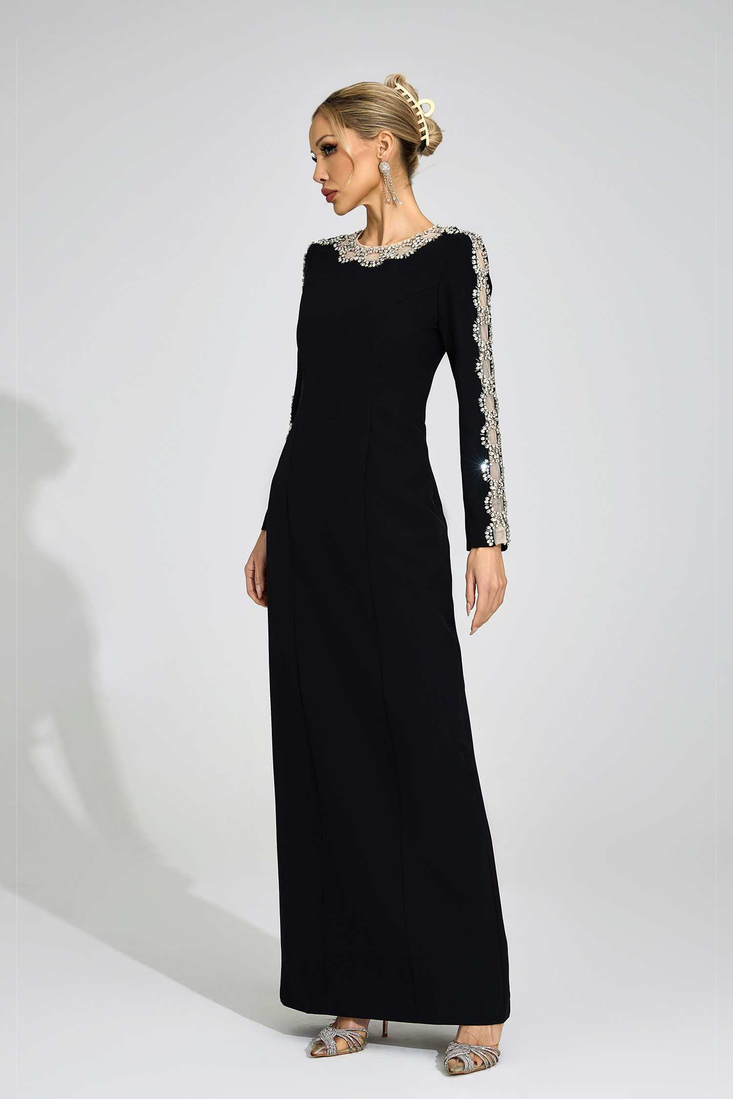 Vex Black Diamond Maxi Dress