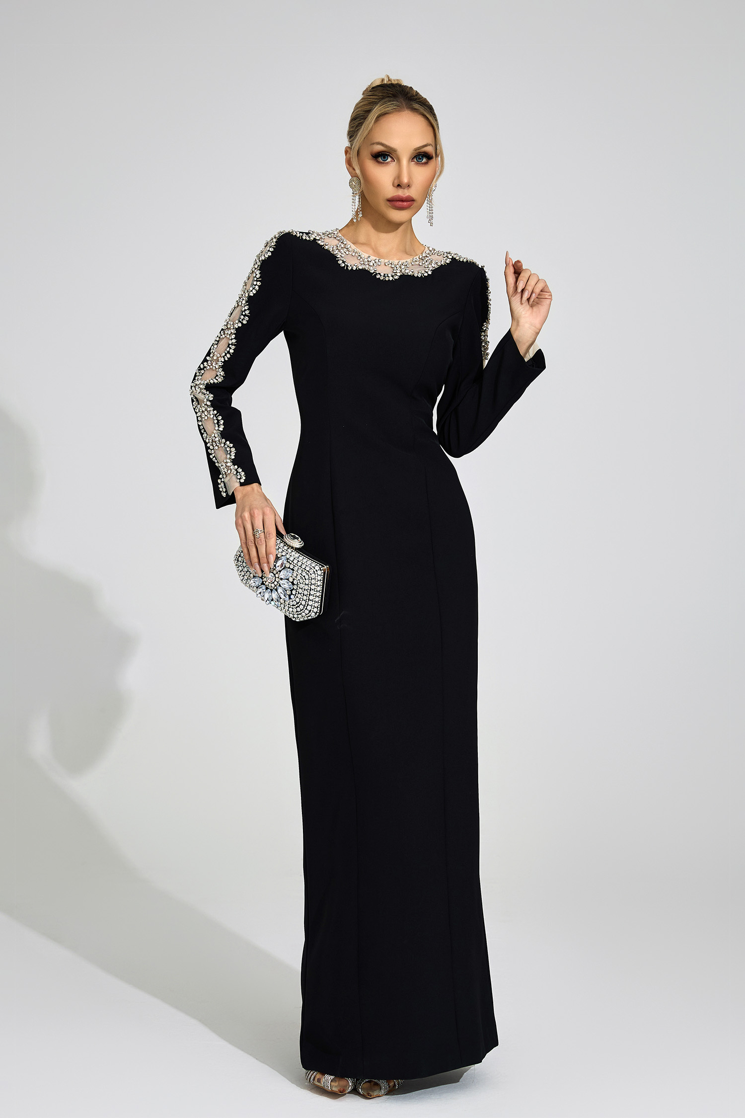 Vex Black Diamond Maxi Dress