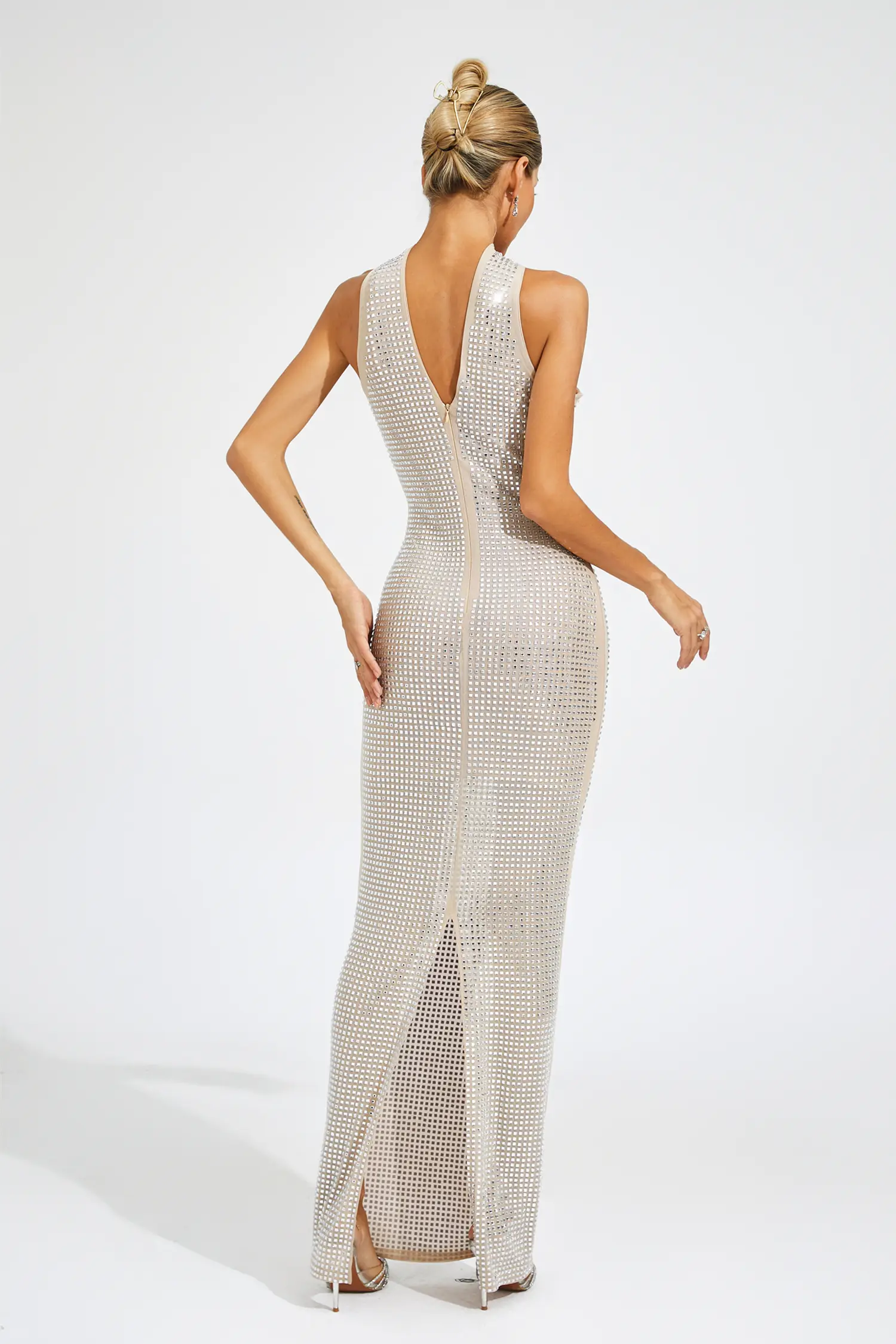 Wodehous Apricot Off Shoulder Dress-CATCHALL