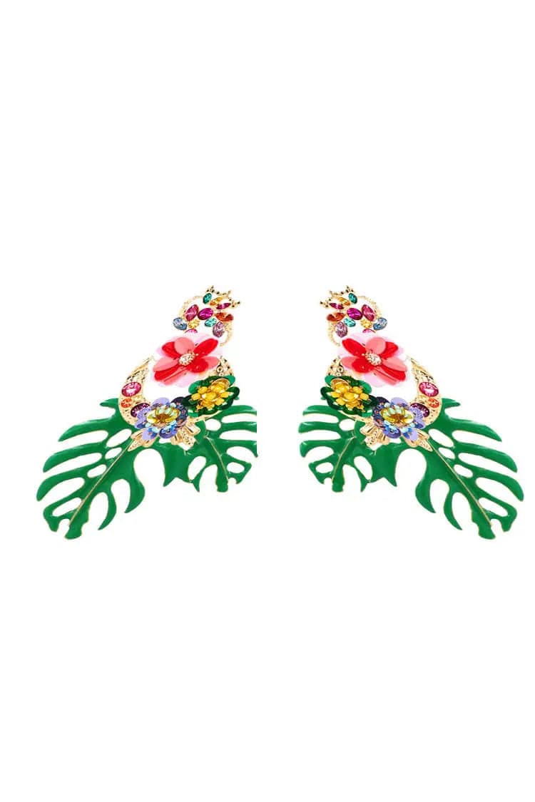 Juniper Flower Earrings-CATCHALL