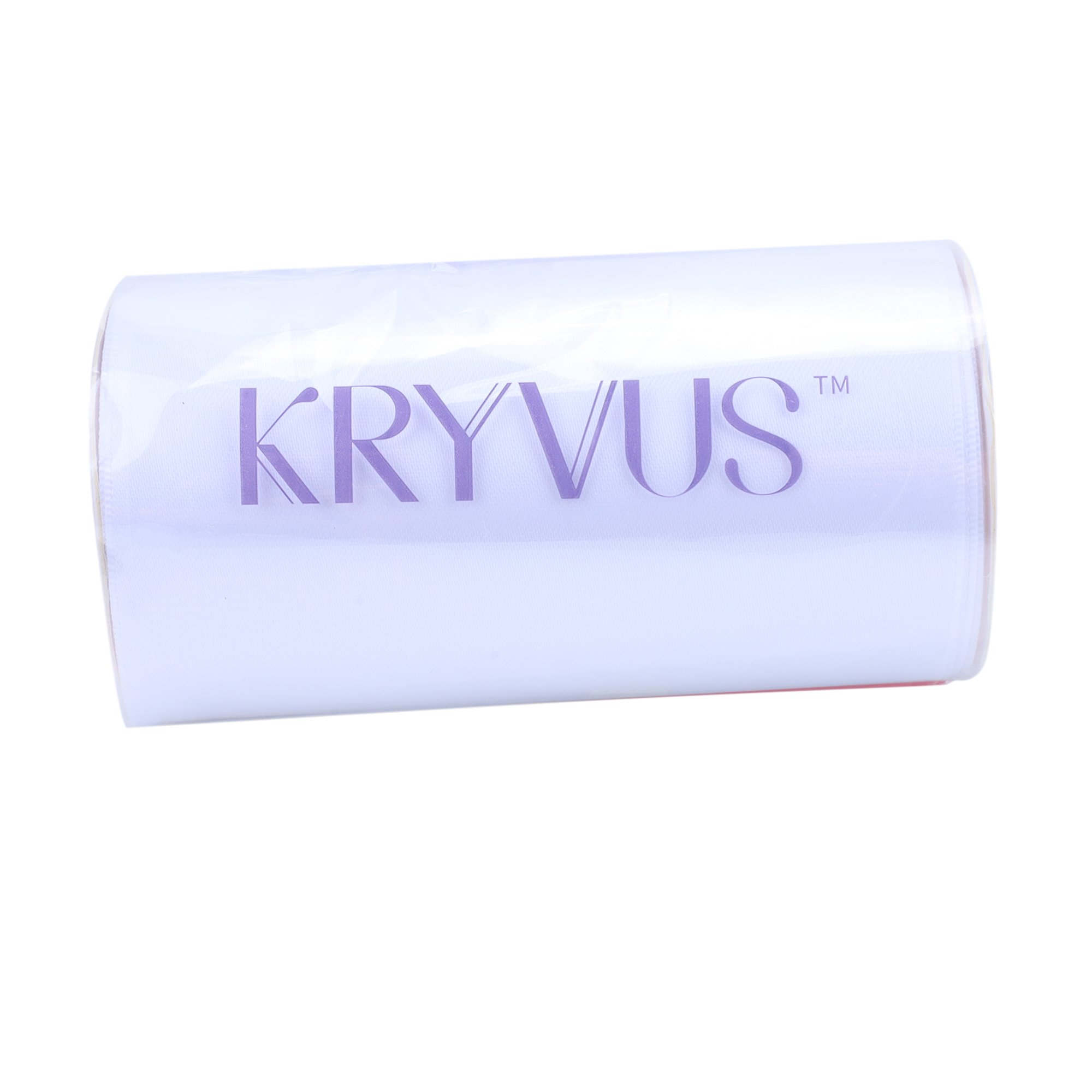 KRYVUS Double Faced 4" White Polyester Satin Ribbon 5 Yards Use for Bows Bouquet,Christmas Gift Wrapping,Floral Arrangement