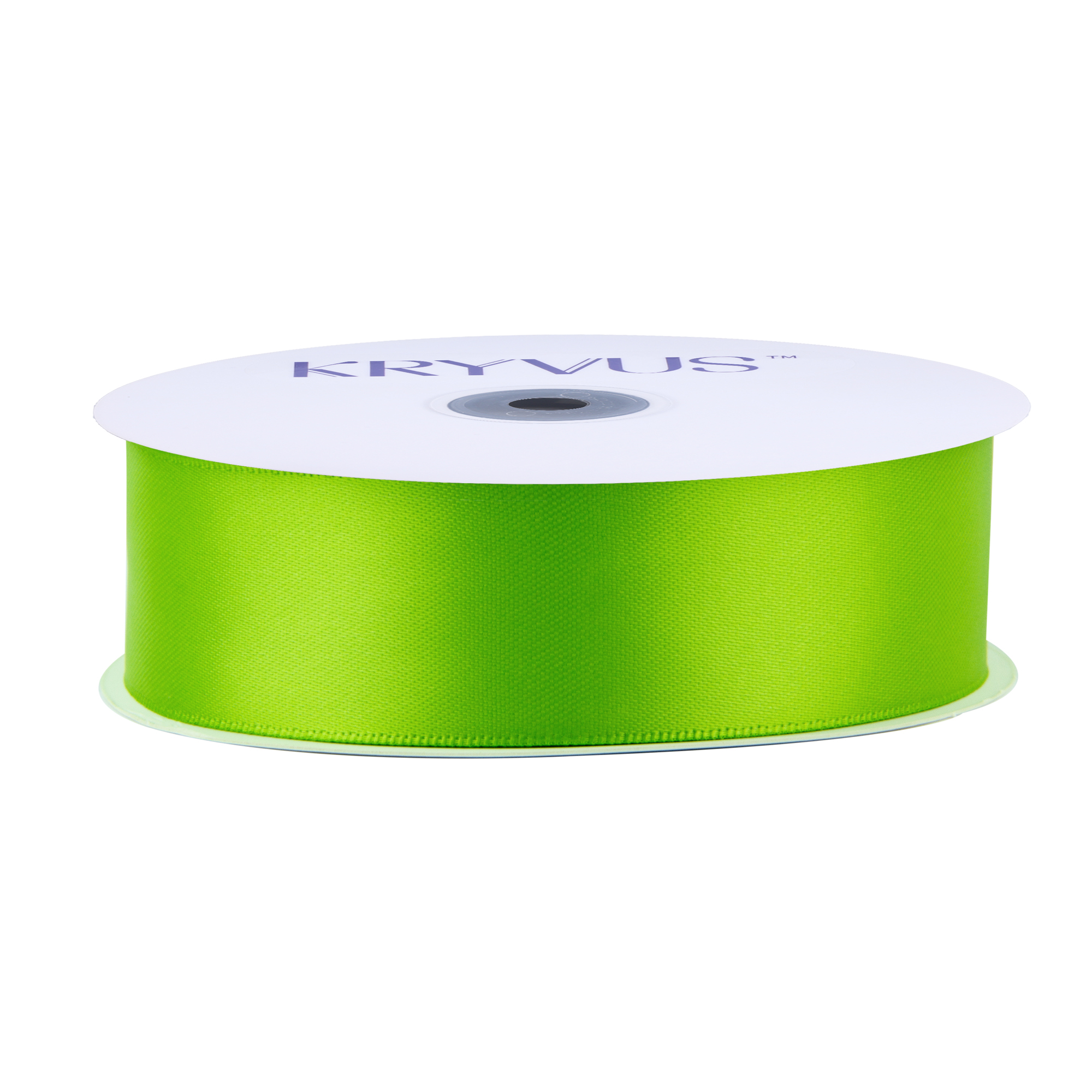KRYVUS Double Faced 1" Apple Green Polyester Satin Ribbon Continuous 25 Yards Use for Bows Bouquet,Christmas Gift Wrapping,Floral Arrangement