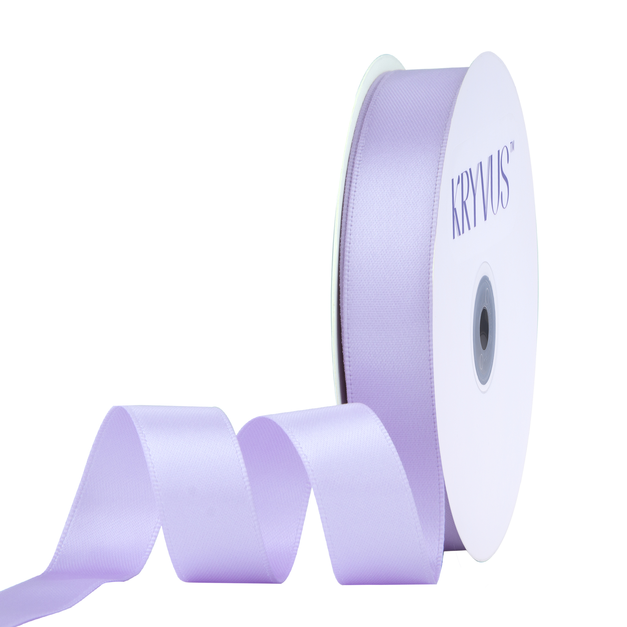 KRYVUS Double Faced 5/8" Lavender Polyester Satin Ribbon Continuous 25 Yards Use for Bows Bouquet,Christmas Gift Wrapping,Floral Arrangement