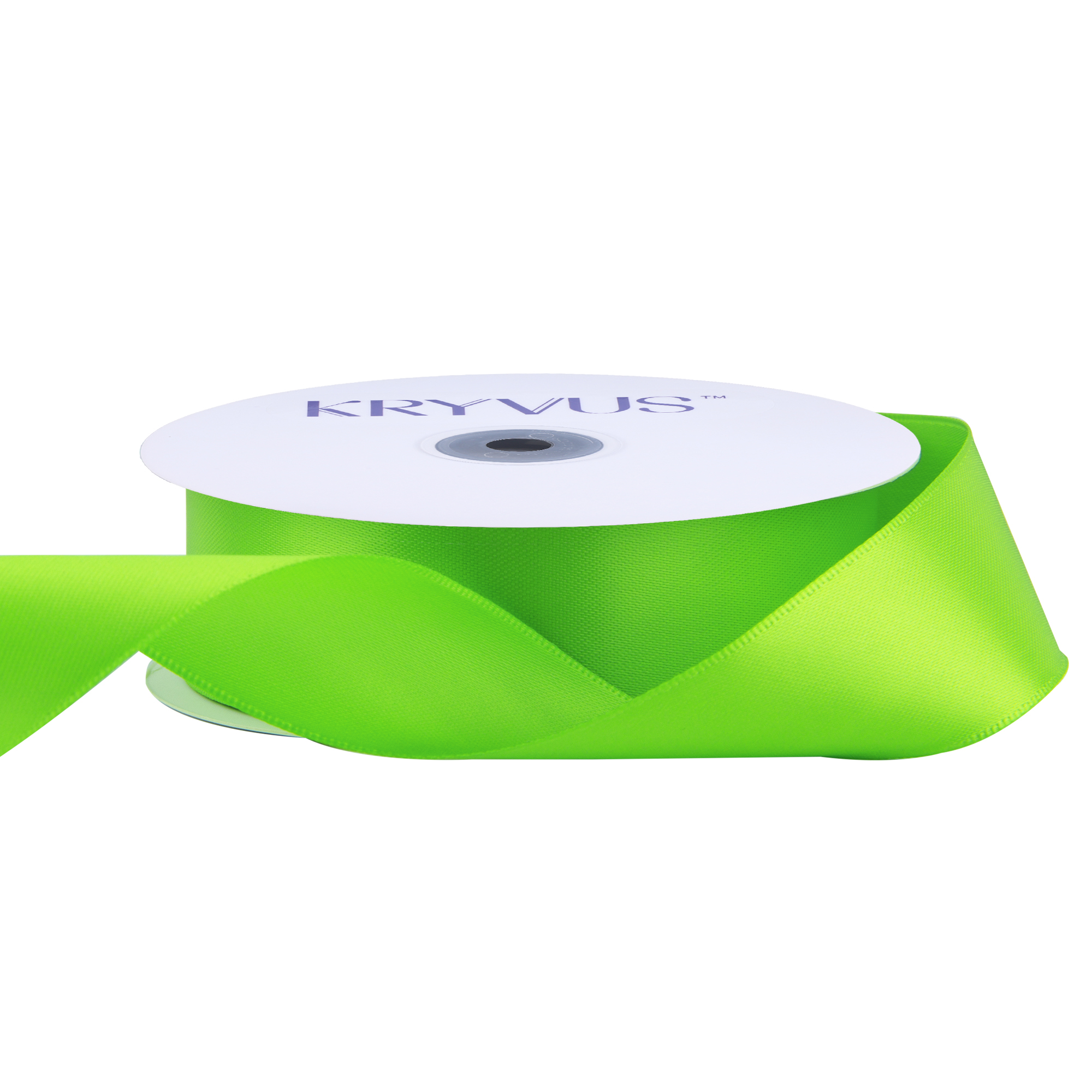 KRYVUS Double Faced 1" Apple Green Polyester Satin Ribbon Continuous 25 Yards Use for Bows Bouquet,Christmas Gift Wrapping,Floral Arrangement