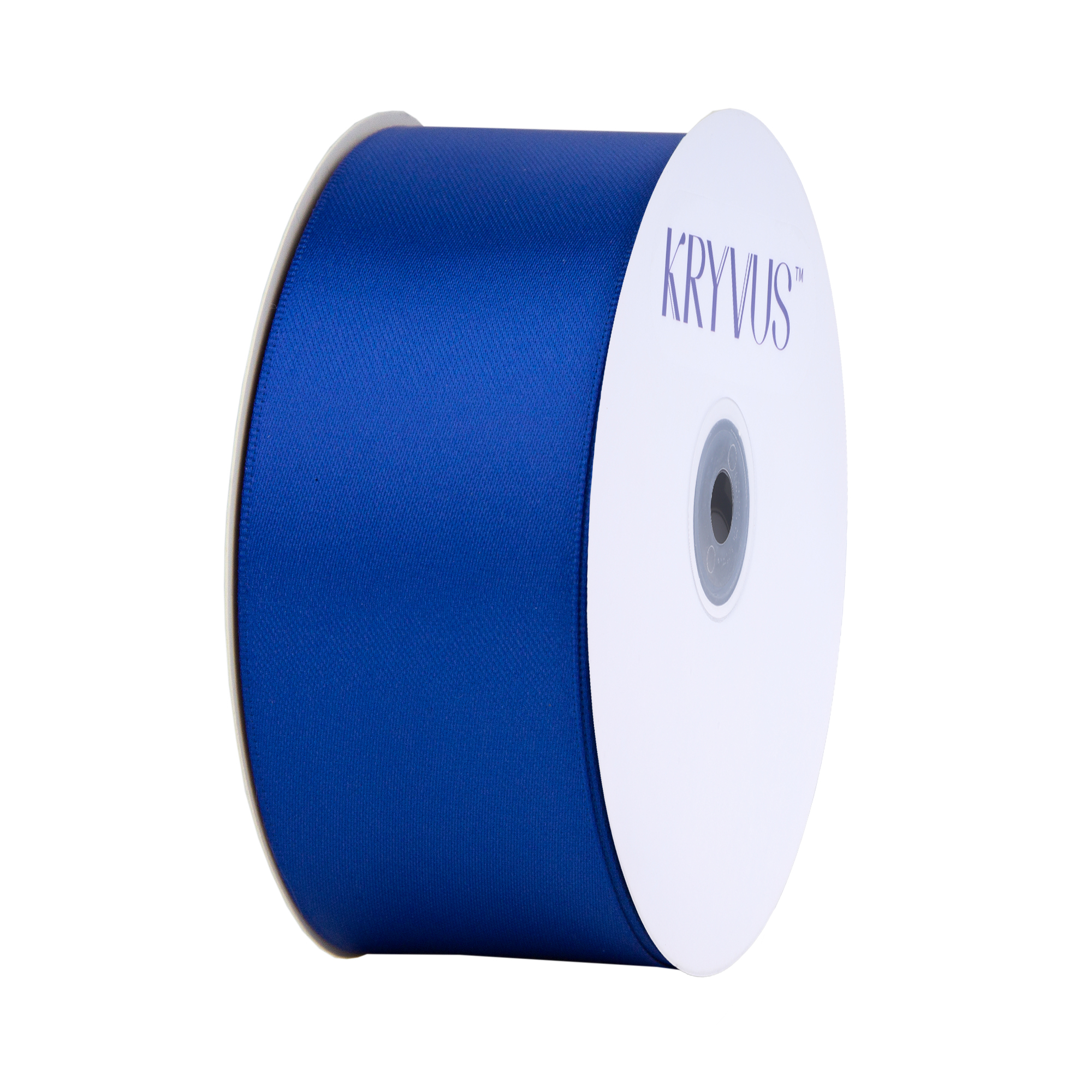 KRYVUS Double Faced 1-1/2" Royal Blue Polyester Satin Ribbon Continuous 25 Yards Use for Bows Bouquet,Christmas Gift Wrapping,Floral Arrangement
