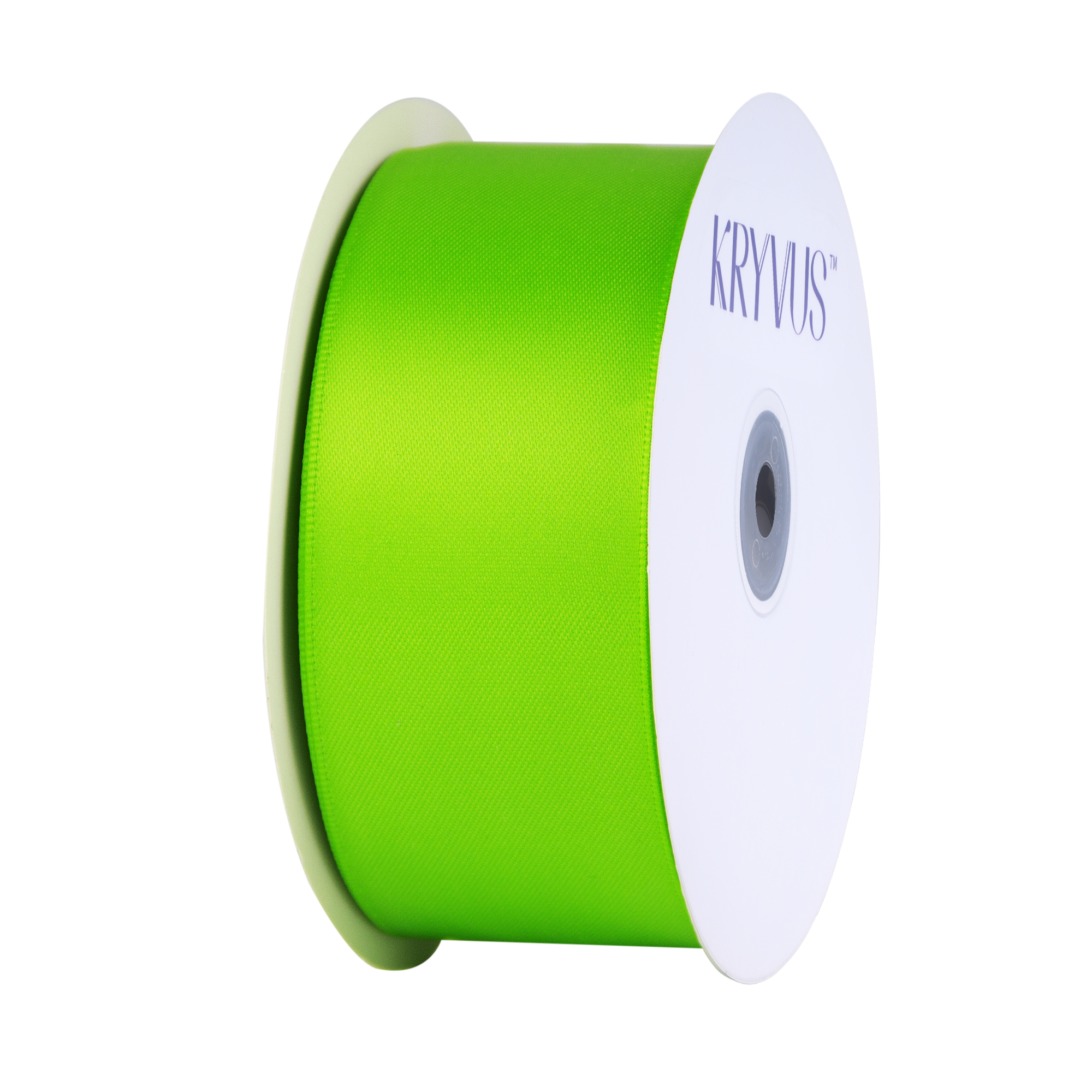 KRYVUS Double Faced 1-1/2" Apple Green Polyester Satin Ribbon Continuous 25 Yards Use for Bows Bouquet,Christmas Gift Wrapping,Floral Arrangement