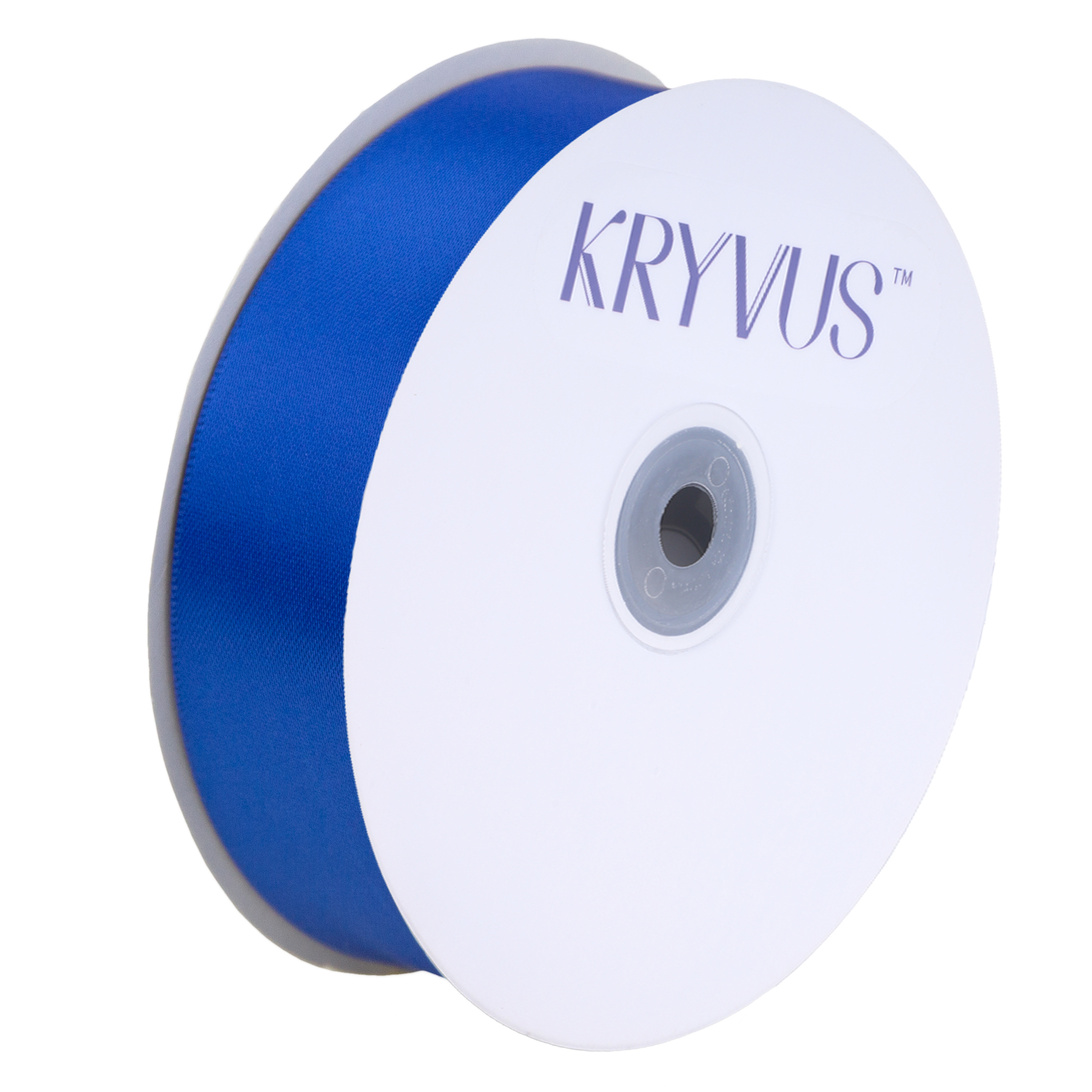 KRYVUS Double Faced 1" Royal Blue Polyester Satin Ribbon Continuous 25 Yards Use for Bows Bouquet,Christmas Gift Wrapping,Floral Arrangement