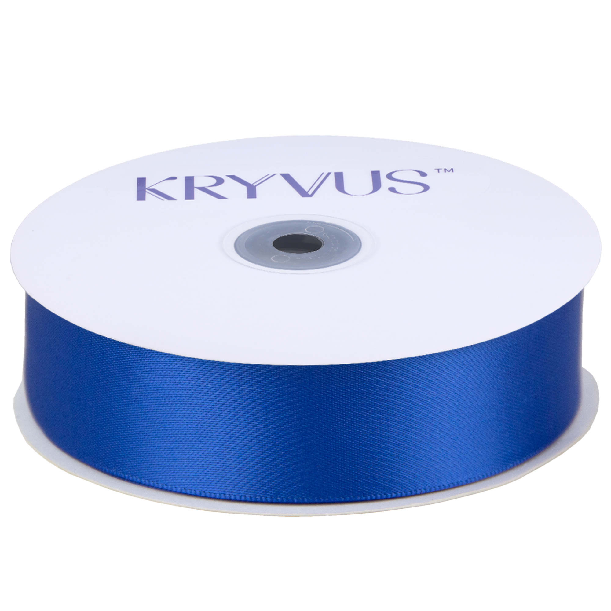 KRYVUS Double Faced 1" Royal Blue Polyester Satin Ribbon Continuous 25 Yards Use for Bows Bouquet,Christmas Gift Wrapping,Floral Arrangement