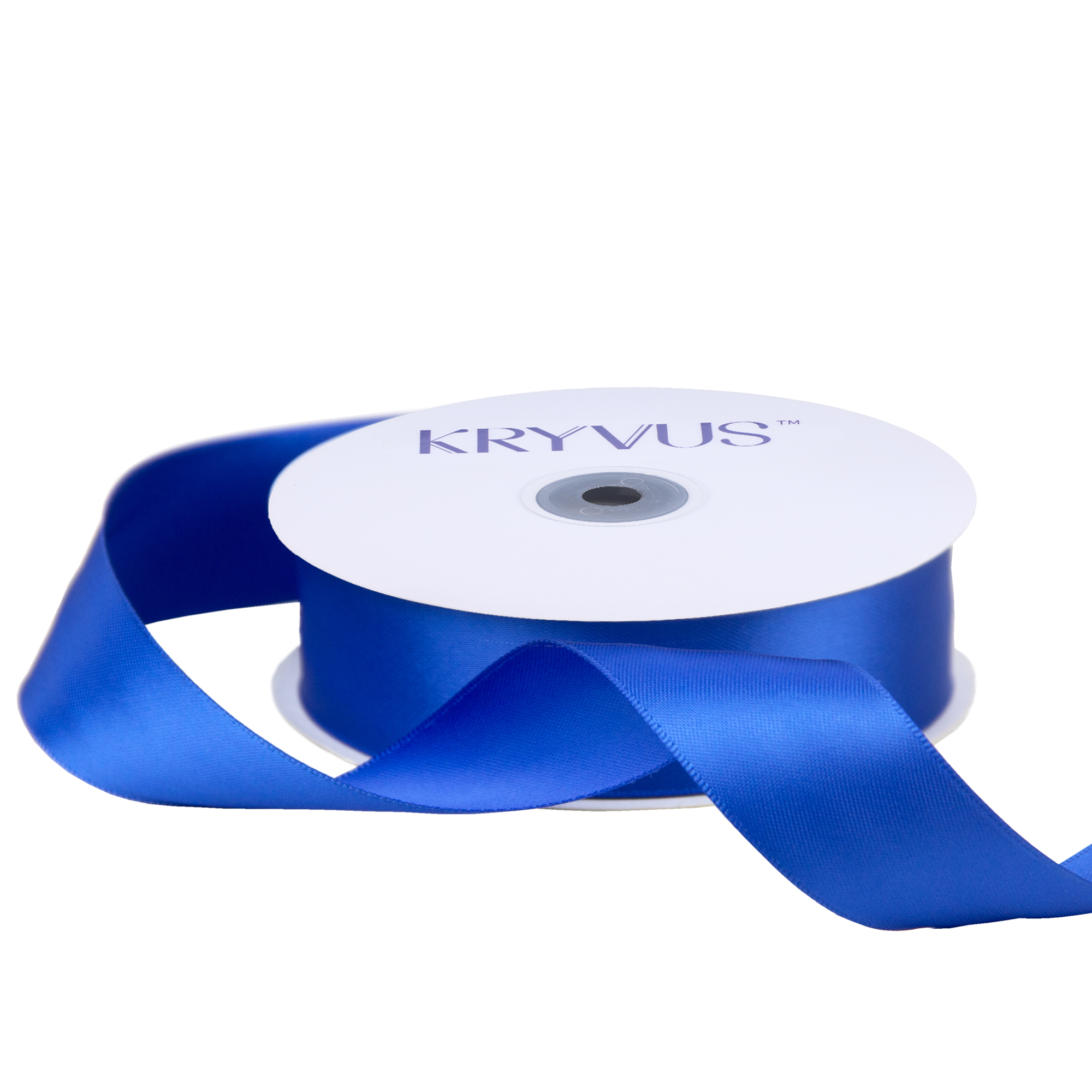 KRYVUS Double Faced 1" Royal Blue Polyester Satin Ribbon Continuous 25 Yards Use for Bows Bouquet,Christmas Gift Wrapping,Floral Arrangement
