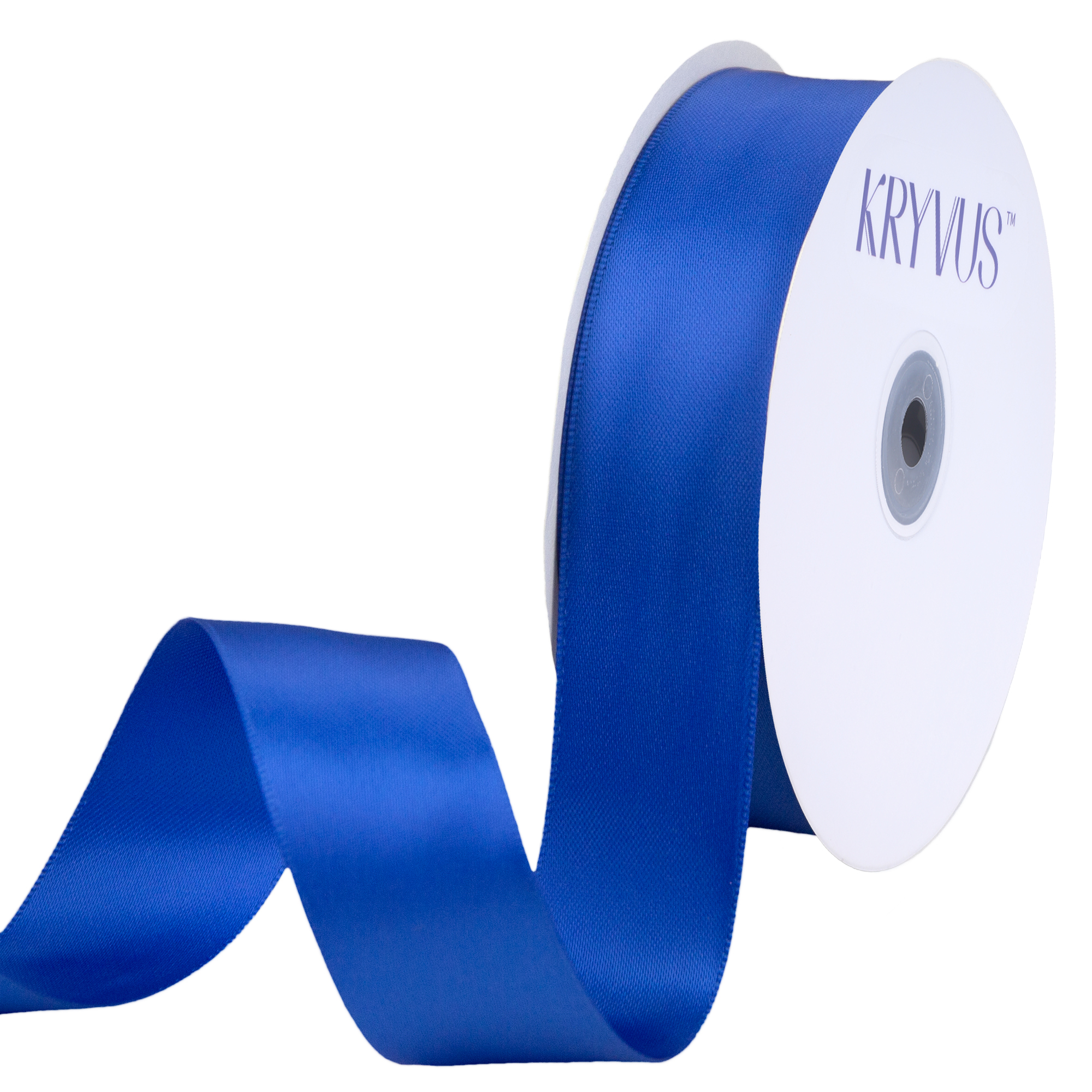 KRYVUS Double Faced 1" Royal Blue Polyester Satin Ribbon Continuous 25 Yards Use for Bows Bouquet,Christmas Gift Wrapping,Floral Arrangement