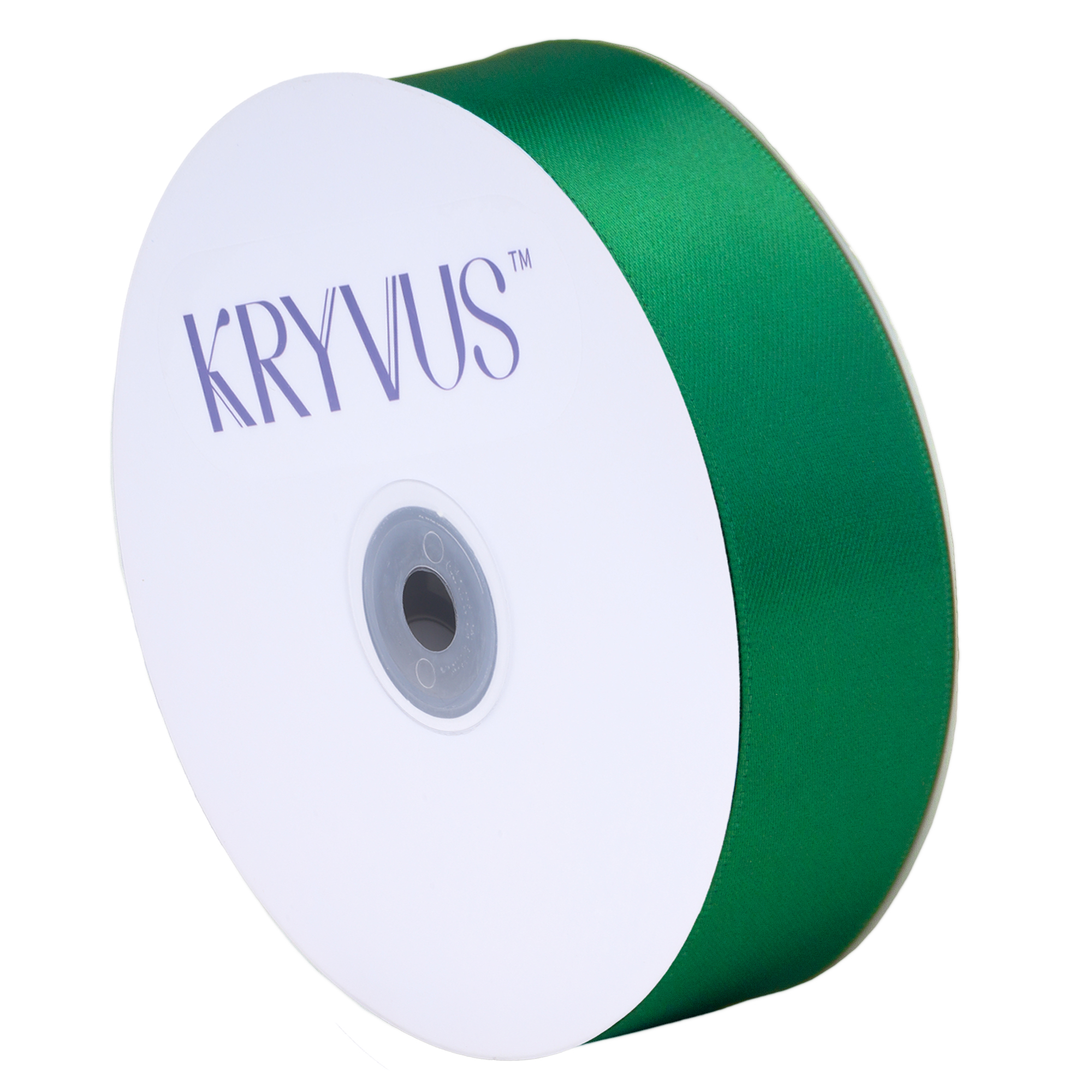 KRYVUS Double Faced 1" Forest Green Polyester Satin Ribbon Continuous 25 Yards Use for Bows Bouquet,Christmas Gift Wrapping,Floral Arrangement
