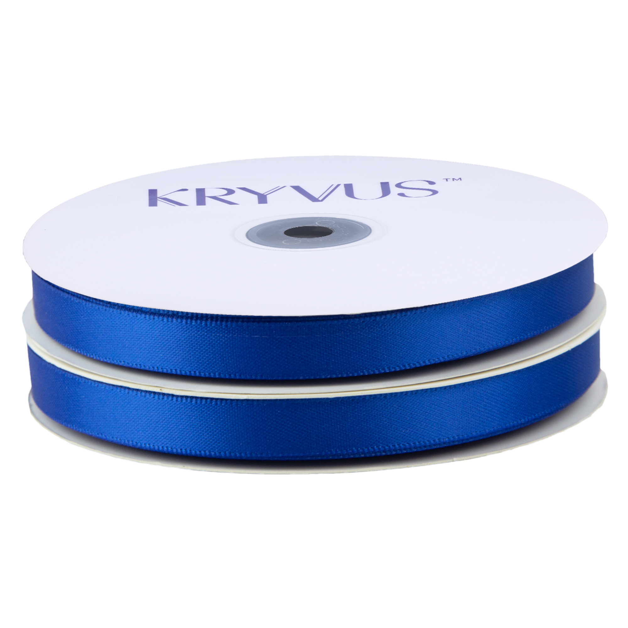 KRYVUS Double Faced 3/8" Royal Blue Polyester Satin Ribbon Continuous 50 Yards Use for Bows Bouquet,Christmas Gift Wrapping,Floral Arrangement